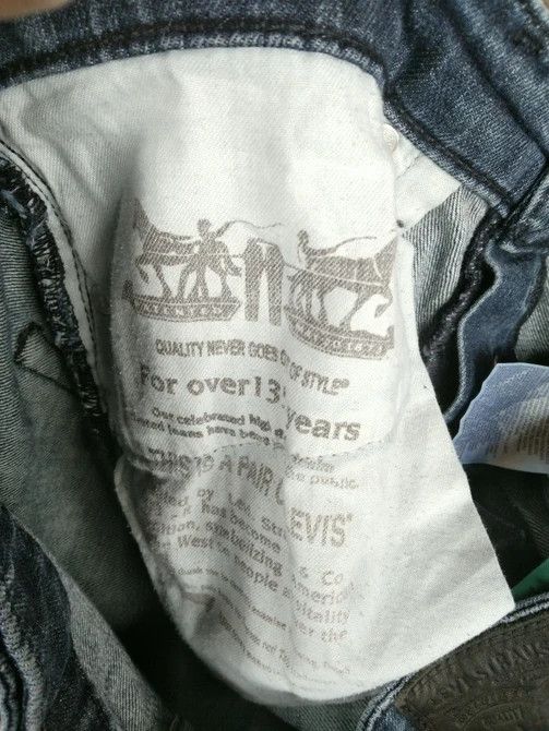 Jean × Levi's × Vintage Vintage Levis Jeans 511 Distressed Denim 33x32 Size US 33 - 8 Thumbnail