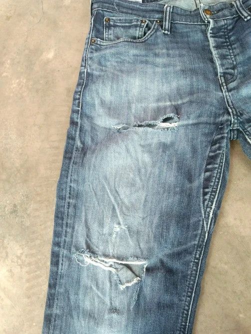 Jean × Levi's × Vintage Vintage Levis Jeans 511 Distressed Denim 33x32 Size US 33 - 7 Thumbnail