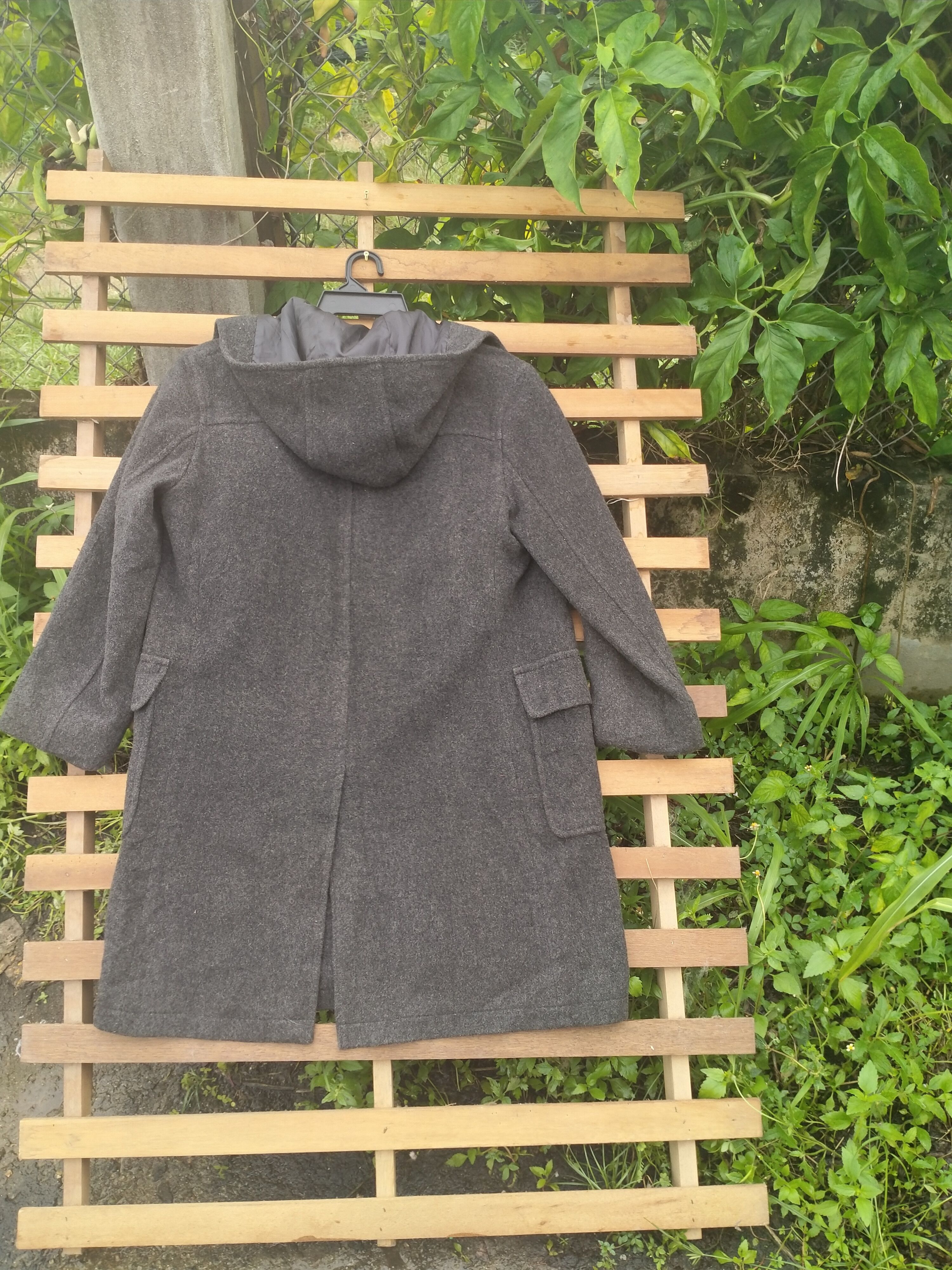 Japanese Brand PPFM WOOL NON BUTTON UP LONG JACKET Size US M / EU 48-50 / 2 - 6 Thumbnail