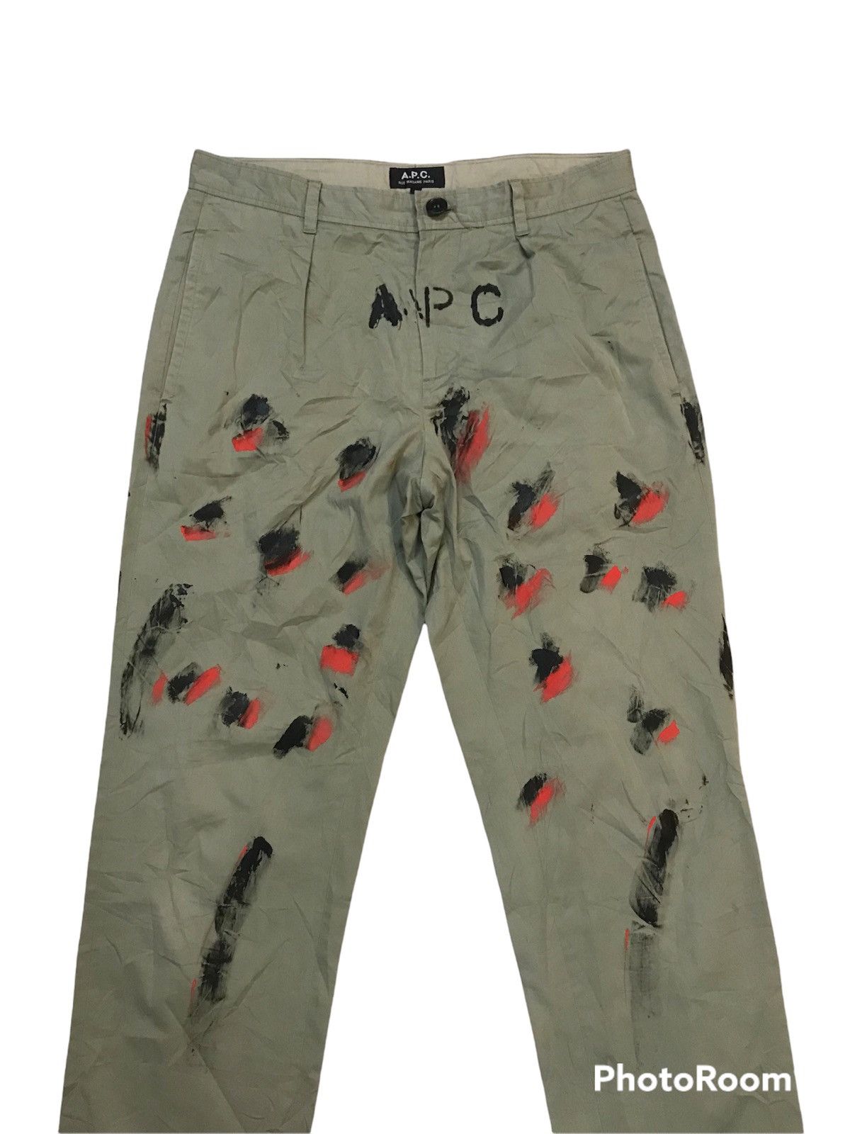 A.P.C. 💥A.p.c Custom Splater Slack Pant Size US 30 / EU 46 - 3 Thumbnail