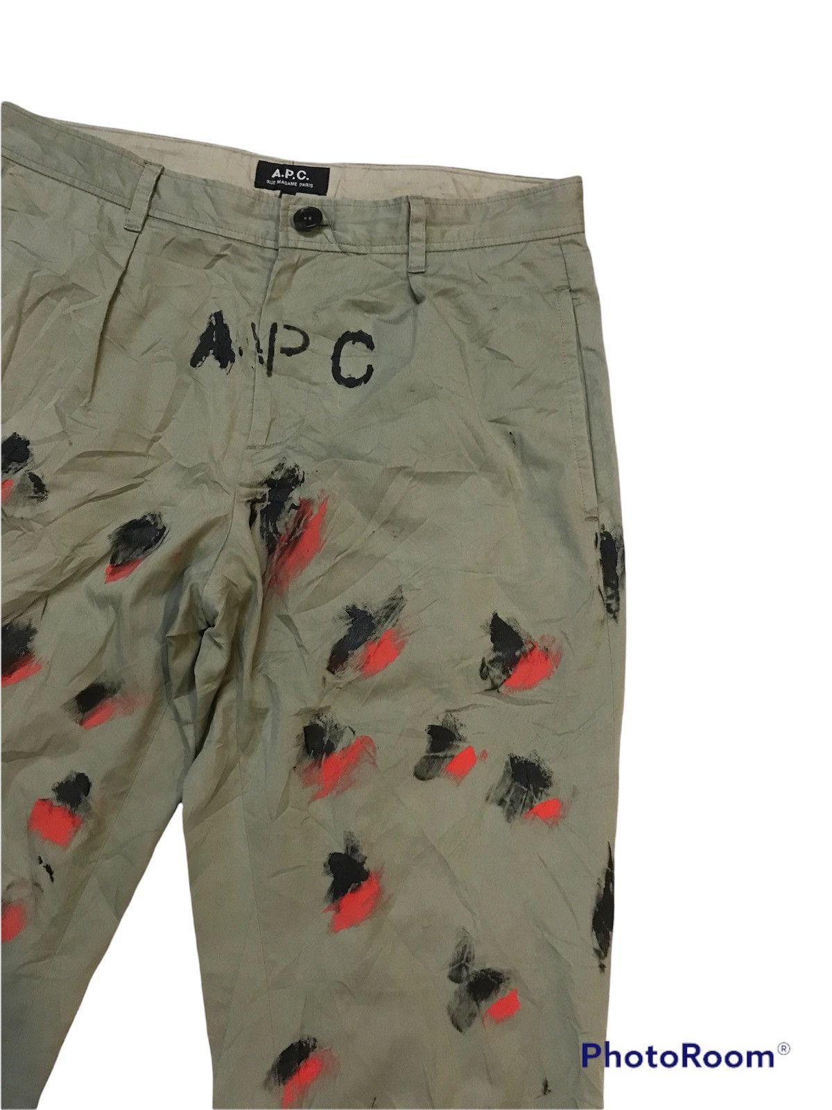 A.P.C. 💥A.p.c Custom Splater Slack Pant Size US 30 / EU 46 - 2 Thumbnail