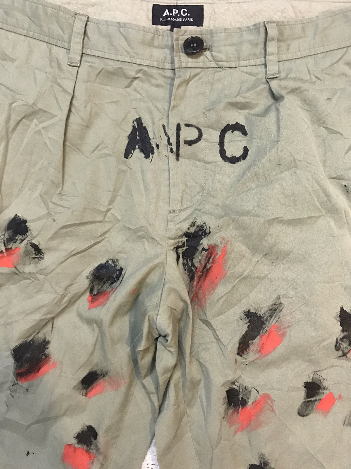 A.P.C. 💥A.p.c Custom Splater Slack Pant Size US 30 / EU 46 - 5 Thumbnail