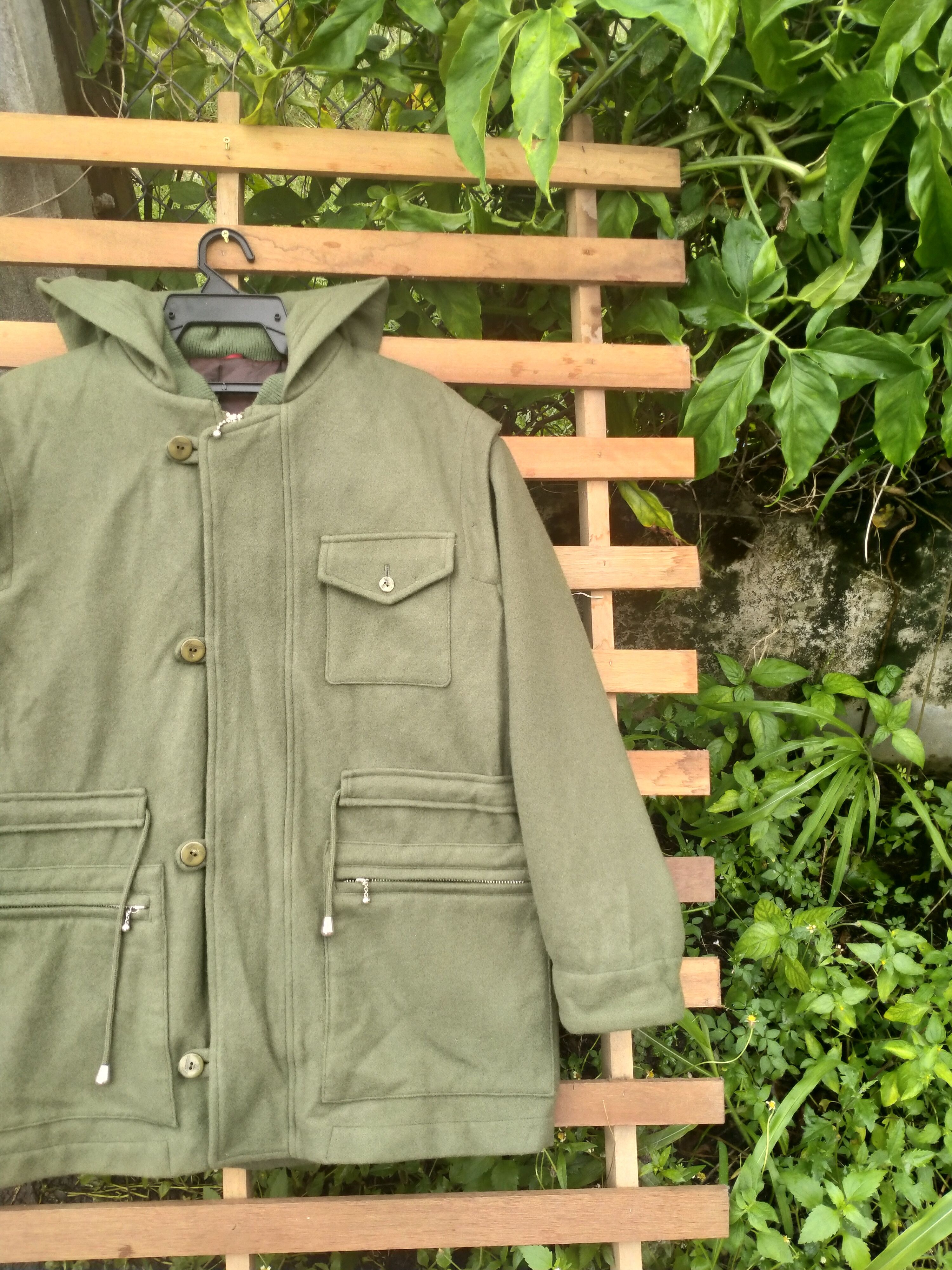 Kansai Yamamoto L'HOMME BIS BY KANSAI YAMAMOTO WOOL ZIPPER JACKET Size US XXL / EU 58 / 5 - 3 Thumbnail