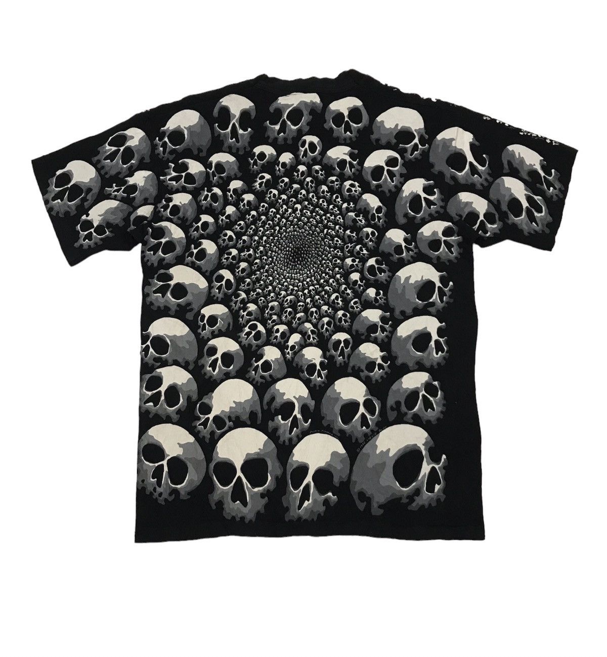 Liquid Blue Vintage 1992 Skull Liquid Blue Full Print by Chris Pinkerson Size US L / EU 52-54 / 3 - 3 Thumbnail