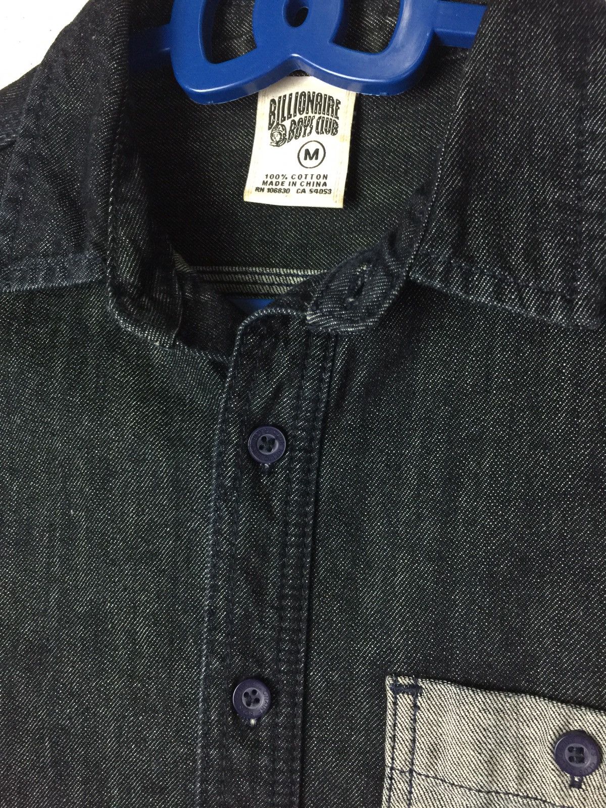 Billionaire Boys Club × Pharrell Billionaire Boys Club denim shirt big spell out on the back Size US M / EU 48-50 / 2 - 3 Thumbnail