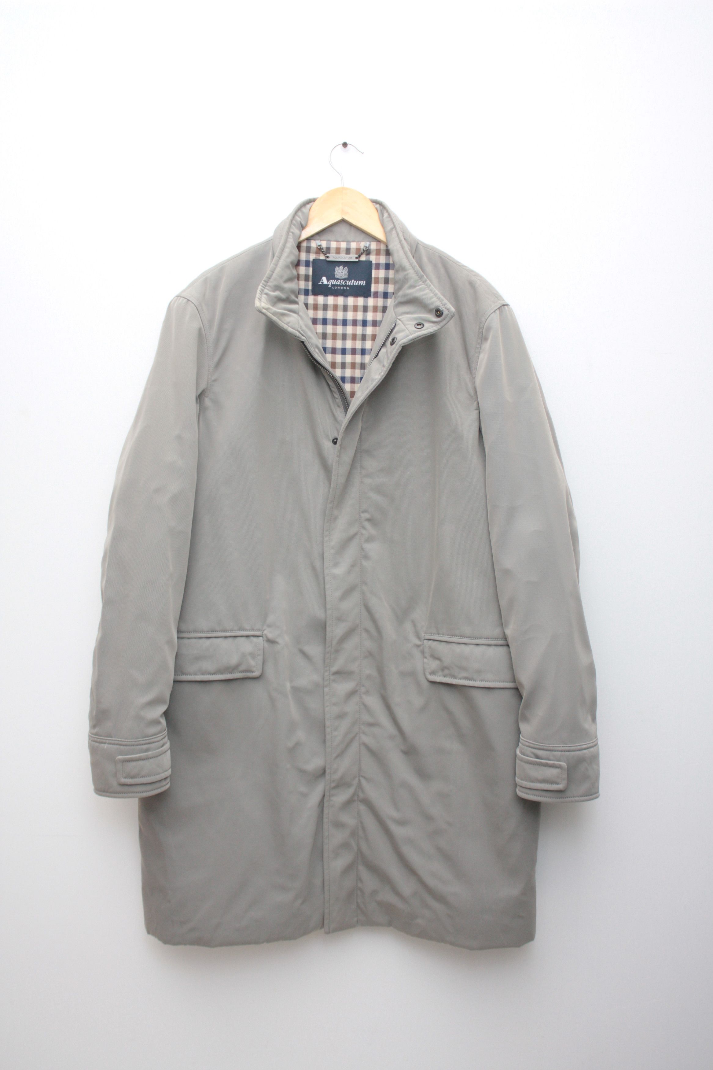 Aquascutum Aquascutum Grey Coat Men's Large Size US L / EU 52-54 / 3 - 1 Thumbnail