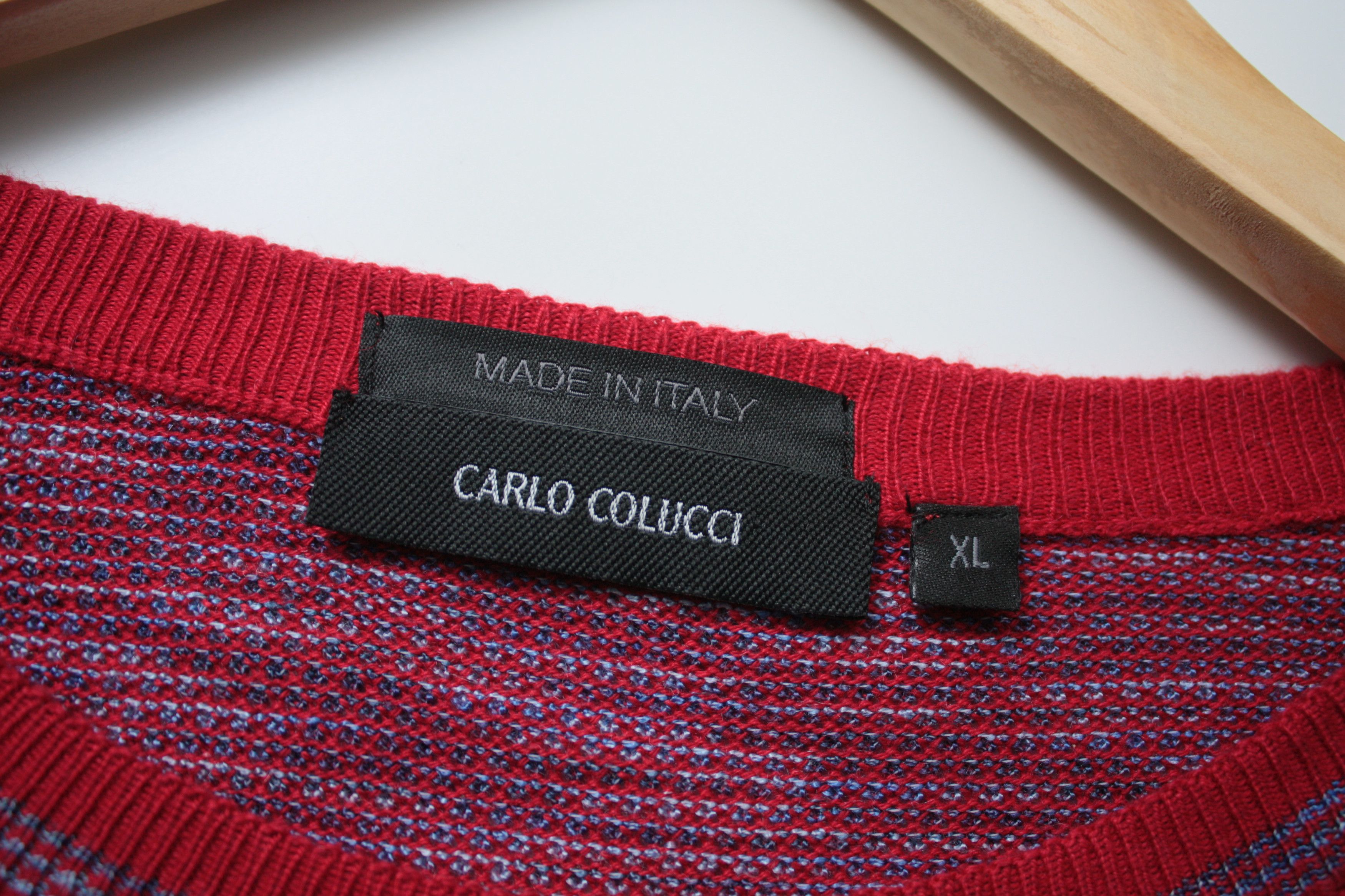 Carlo Colucci Carlo Colucci Red Sweatshirt Made In Italy XL Men's Size US L / EU 52-54 / 3 - 4 Thumbnail