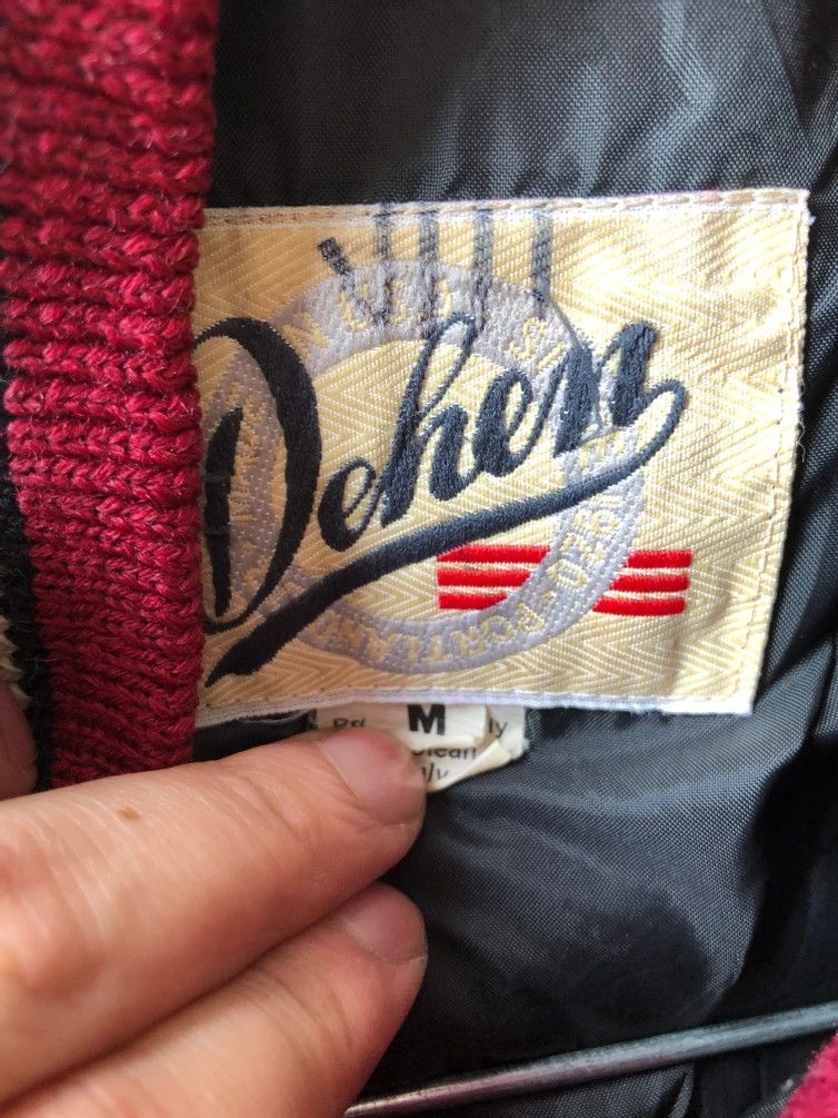 Dehen 1920 VINTAGE KNIGHTS OF COLUMBUS WOOL/LEATHER LOOSE VARSITY Size US M / EU 48-50 / 2 - 8 Thumbnail