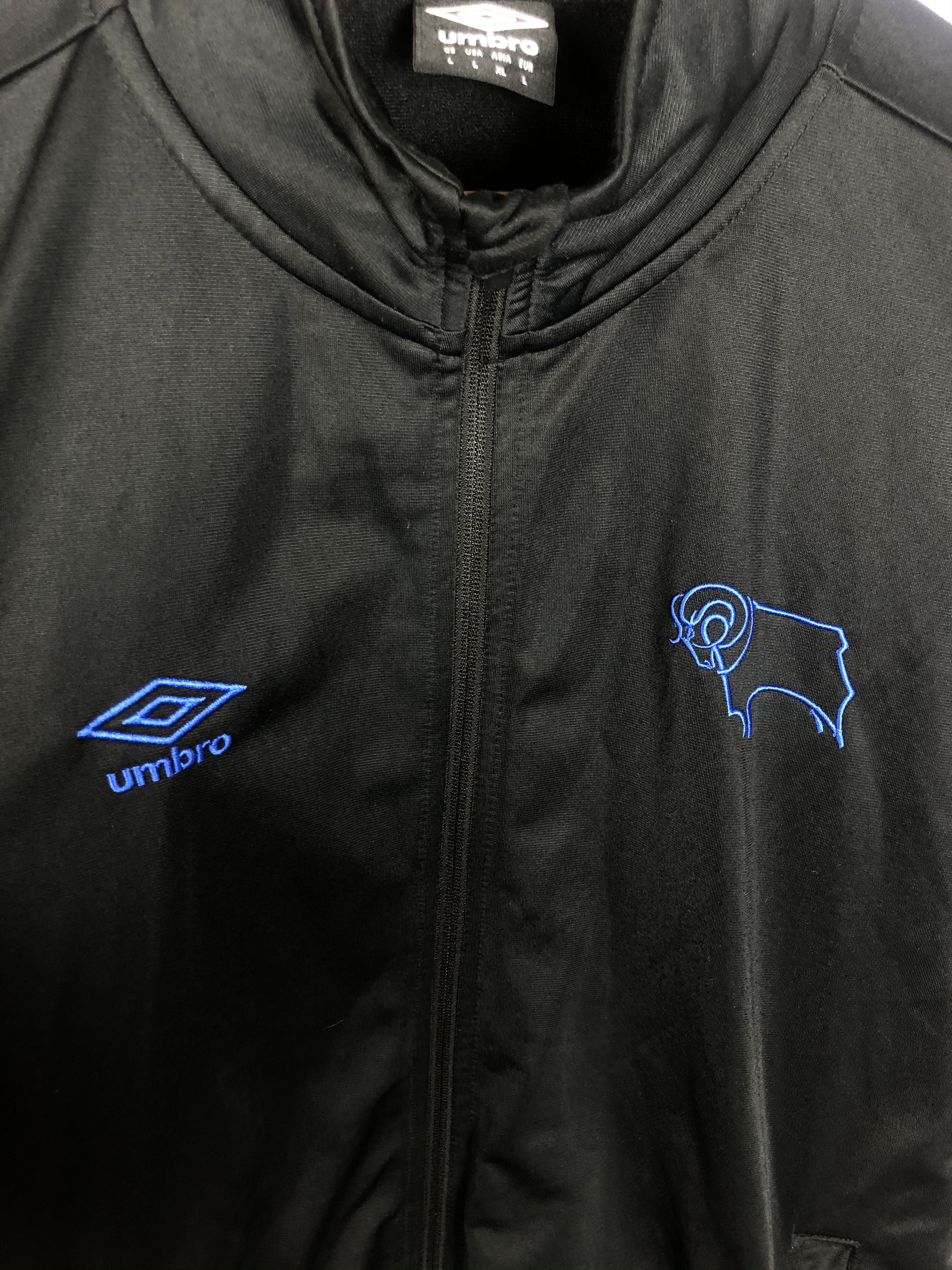 Umbro Vintage Derby County Umbro Soccer tracksuit Track Jacket Size US L / EU 52-54 / 3 - 3 Thumbnail