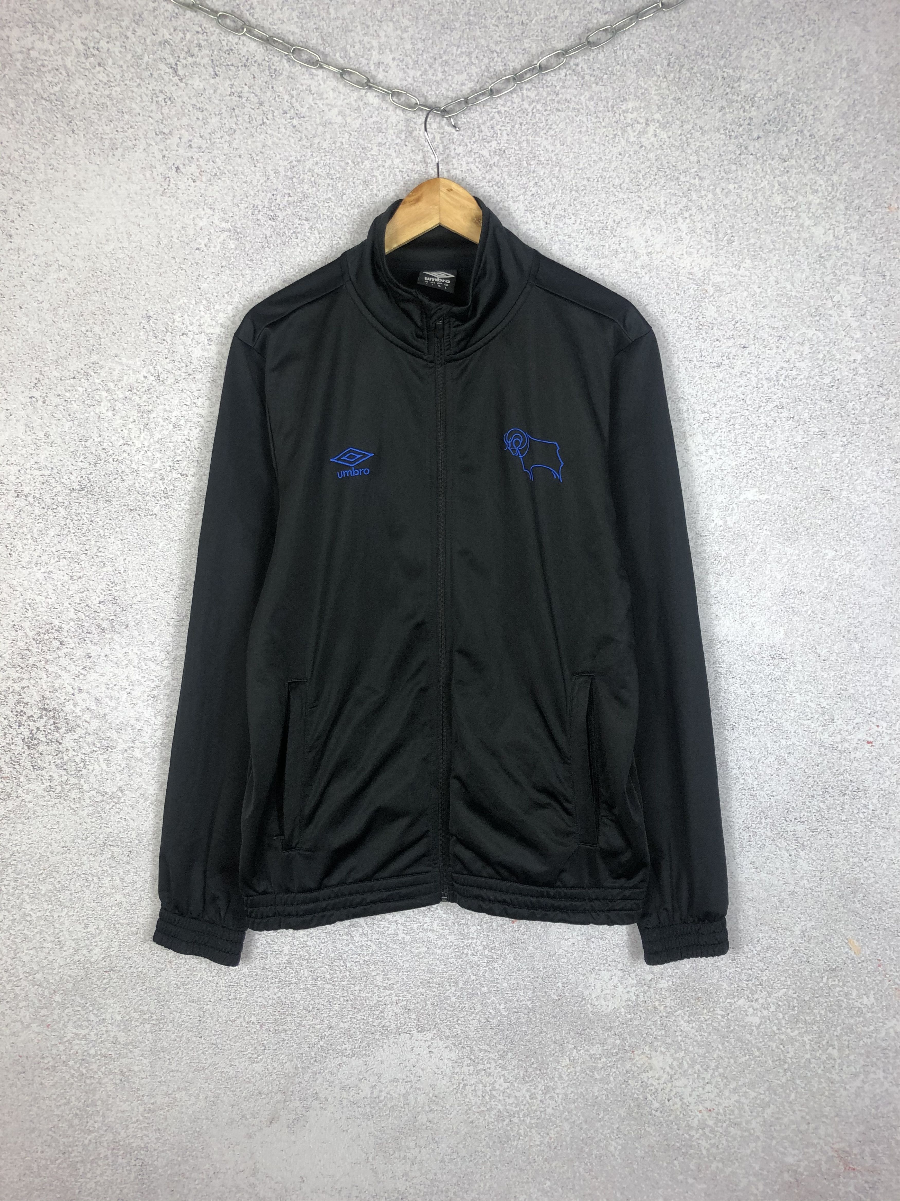 Umbro Vintage Derby County Umbro Soccer tracksuit Track Jacket Size US L / EU 52-54 / 3 - 1 Thumbnail