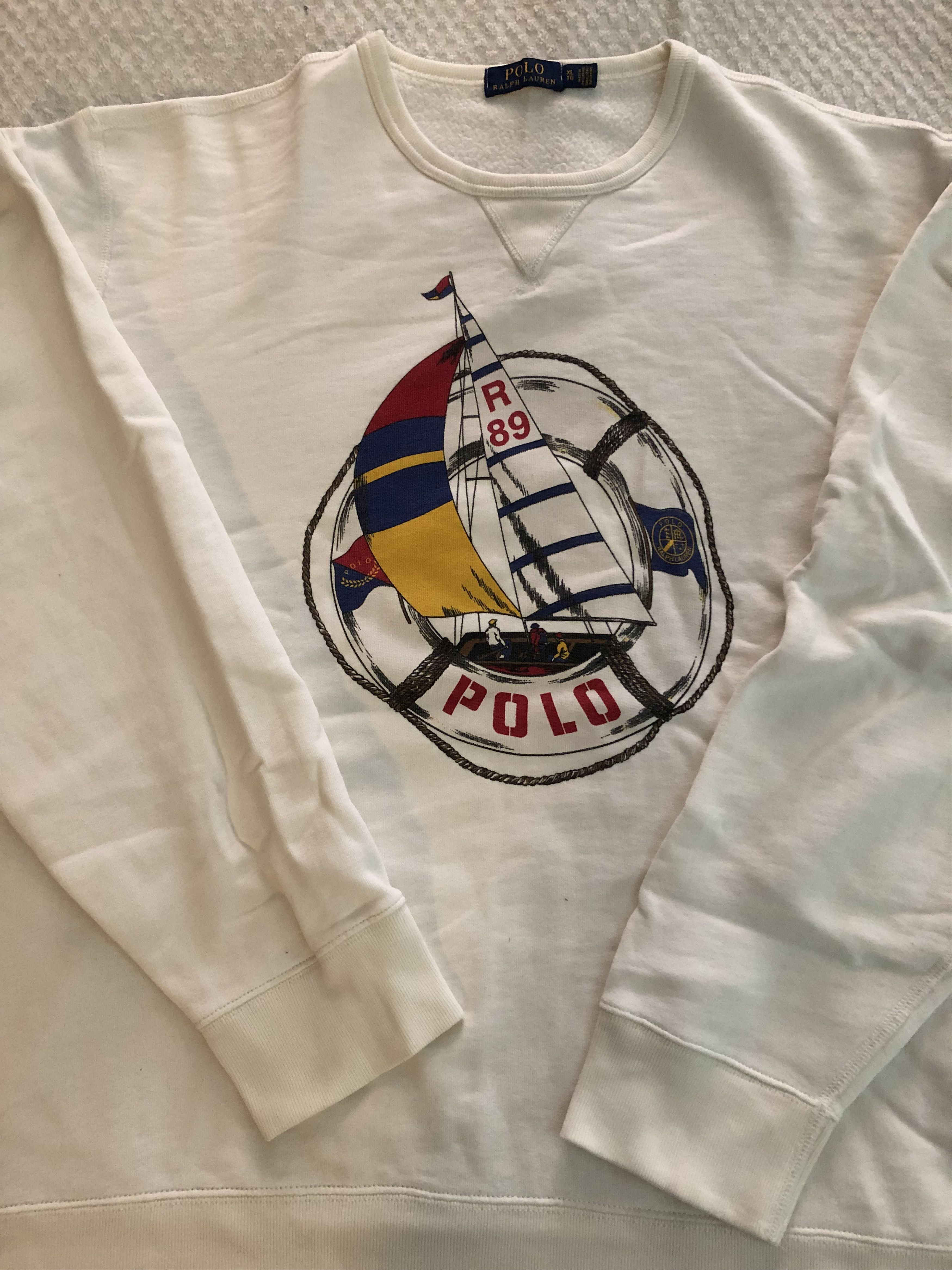 Polo Ralph Lauren Polo Ralph Lauren CP-93 Sailboat Sweatshirt Pullover XL Size US XL / EU 56 / 4 - 2 Thumbnail