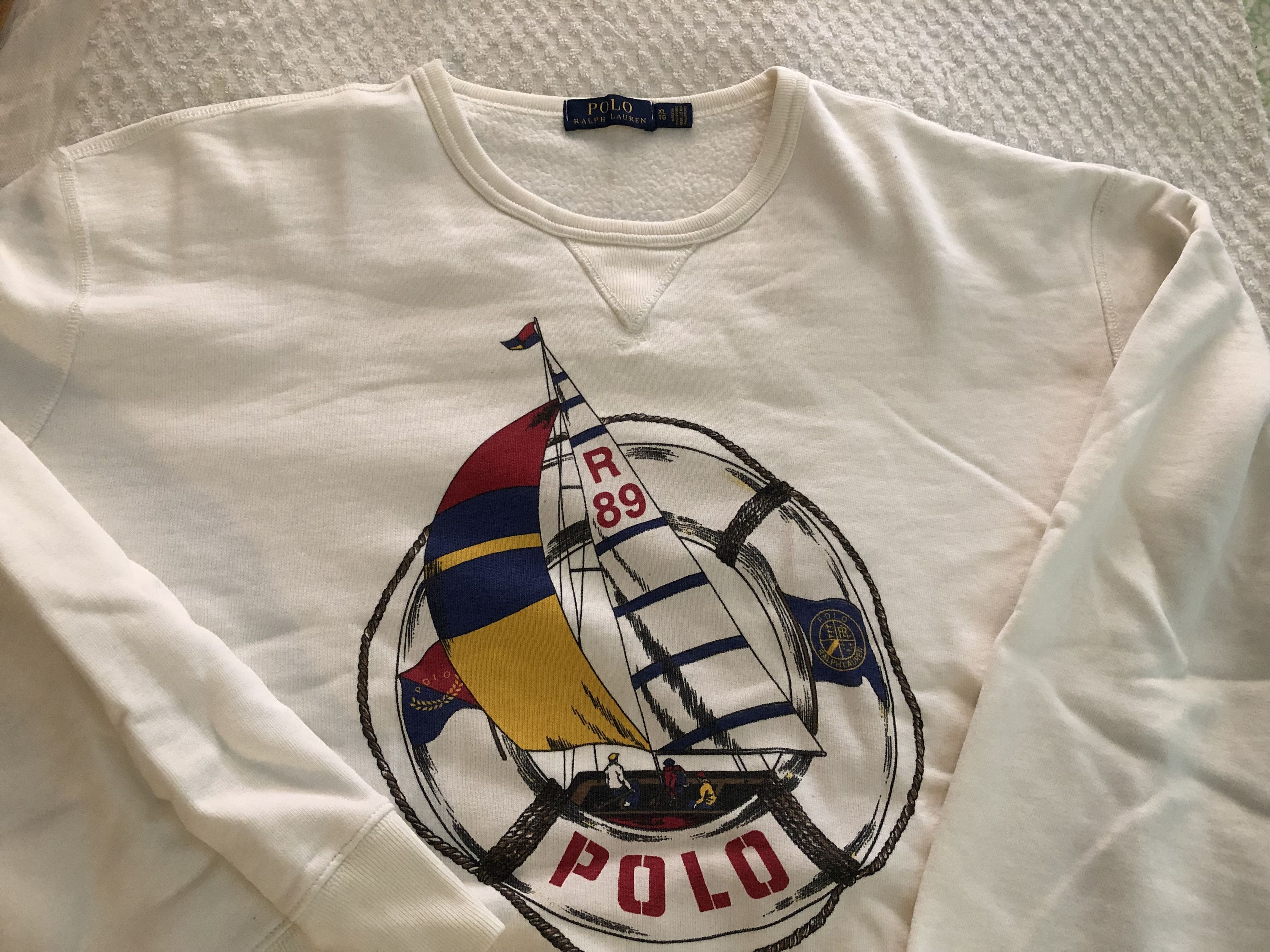 Polo Ralph Lauren Polo Ralph Lauren CP-93 Sailboat Sweatshirt Pullover XL Size US XL / EU 56 / 4 - 3 Thumbnail