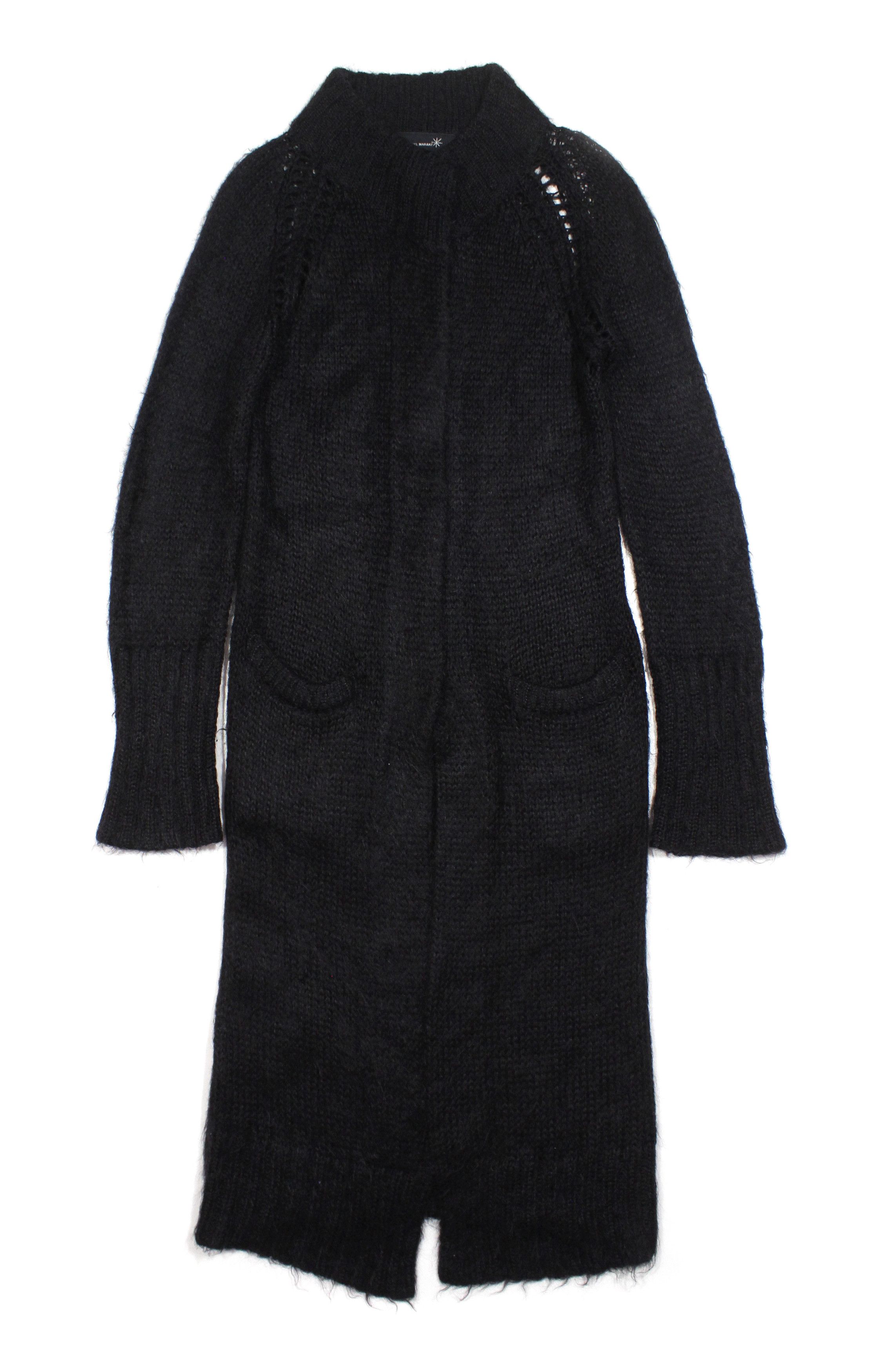 Mohair Long Knit Cardigan