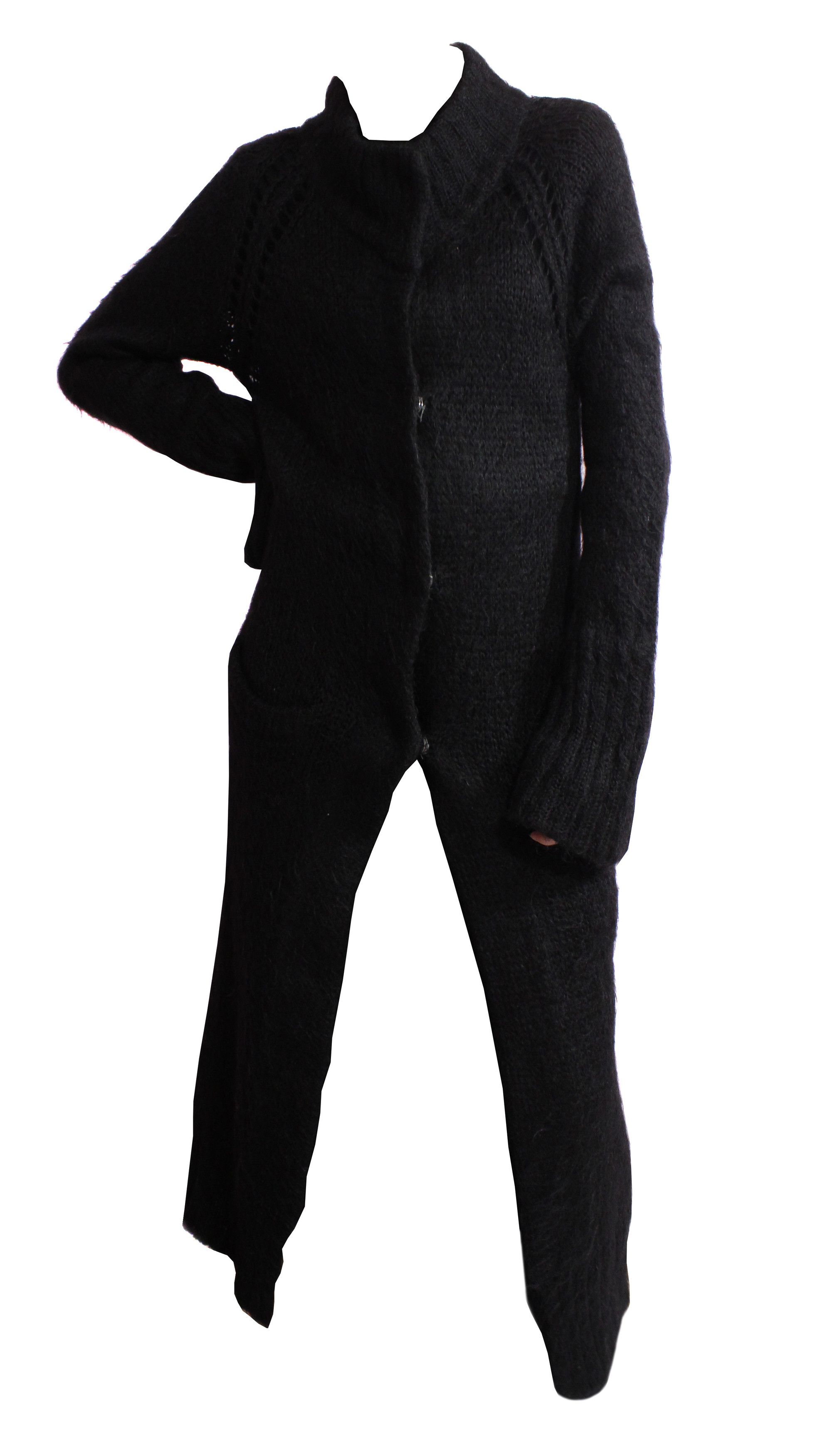 Isabel Marant Mohair Long Knit Cardigan Size M / US 6-8 / IT 42-44 - 2 Thumbnail