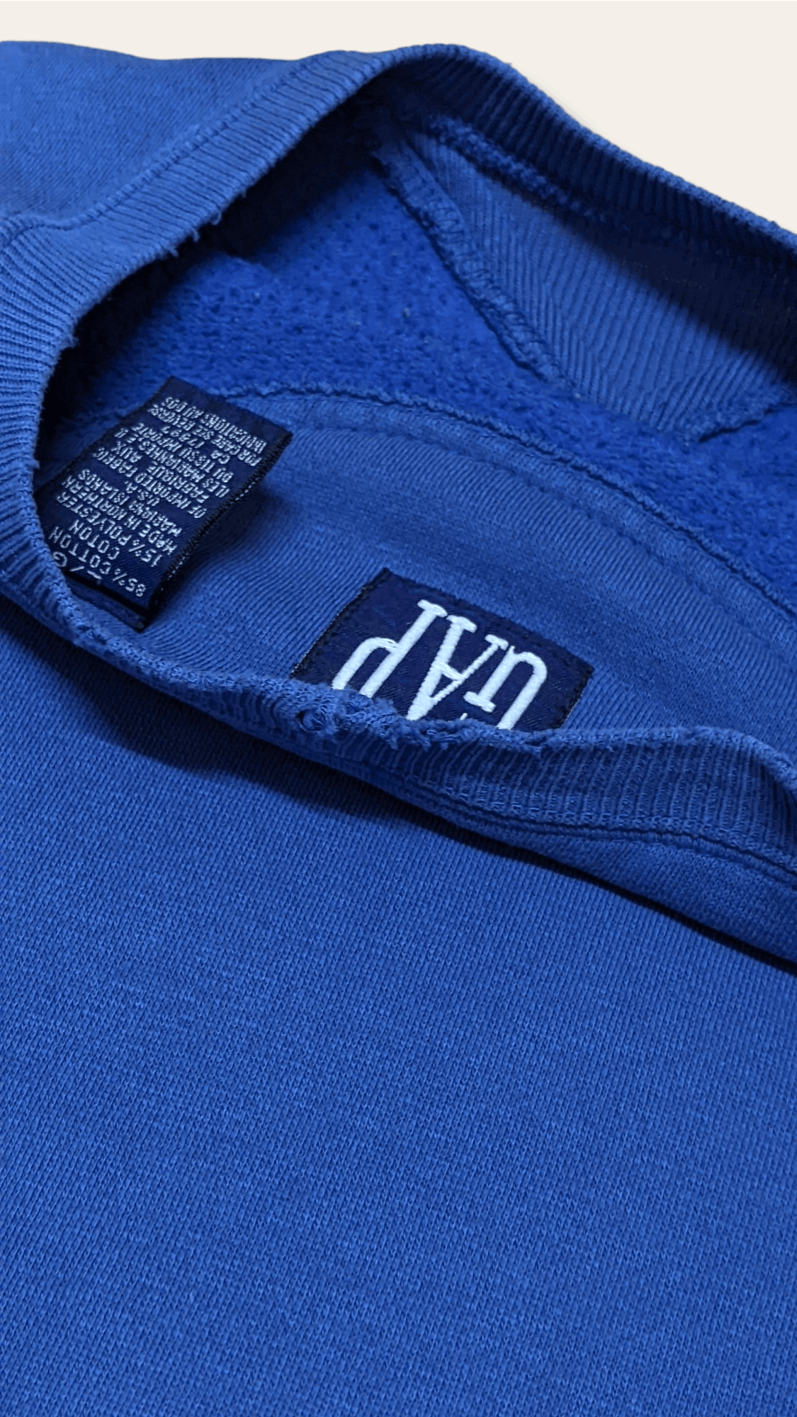 Gap × Vintage Vintage 80s Gap PigPen Clothing Blank Crewneck Sweatshirt Size US L / EU 52-54 / 3 - 12 Thumbnail