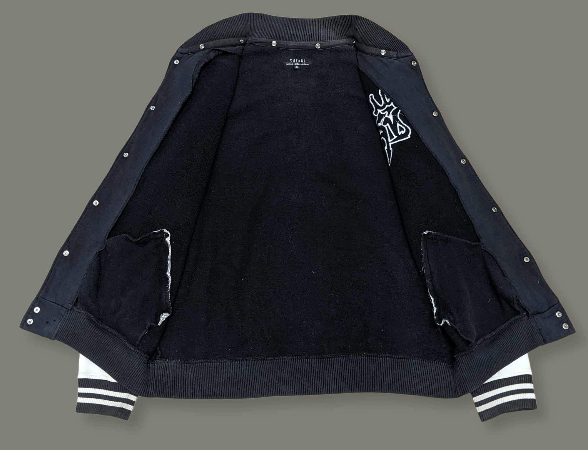 Japanese Brand × Seditionaries × Vintage Vintage Japanese Streetwear Varaki Grafitti Varsity Jacket Size US XL / EU 56 / 4 - 9 Thumbnail