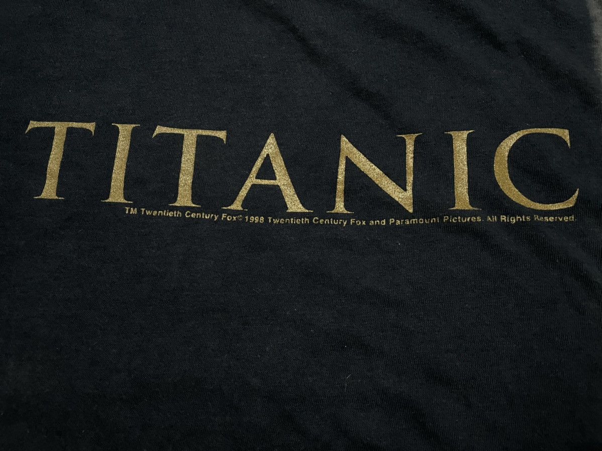 Other × Vintage Vintage 1998 Titanic Movie Film Promo Tee Shirt Size US L / EU 52-54 / 3 - 5 Thumbnail