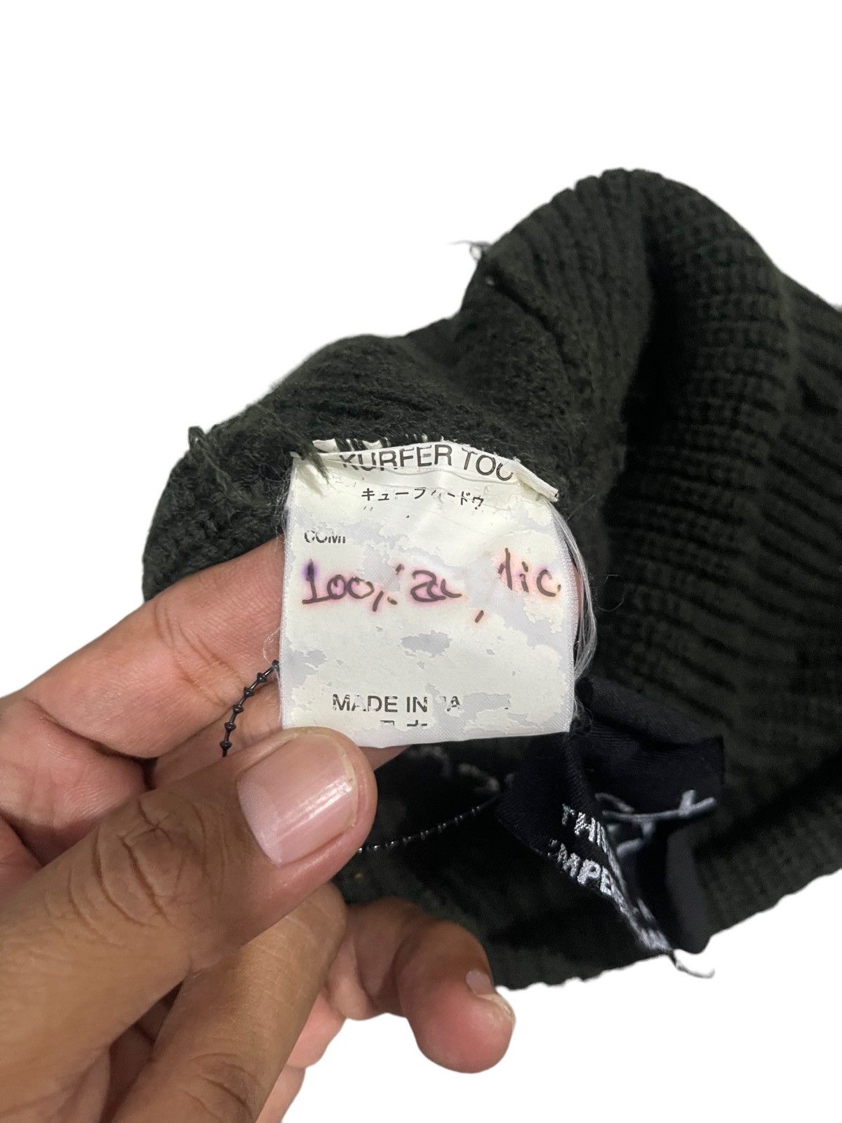 Japanese Brand Vintage J.27 Japan Wool Beanie Green Army Skater Size ONE SIZE - 10 Thumbnail
