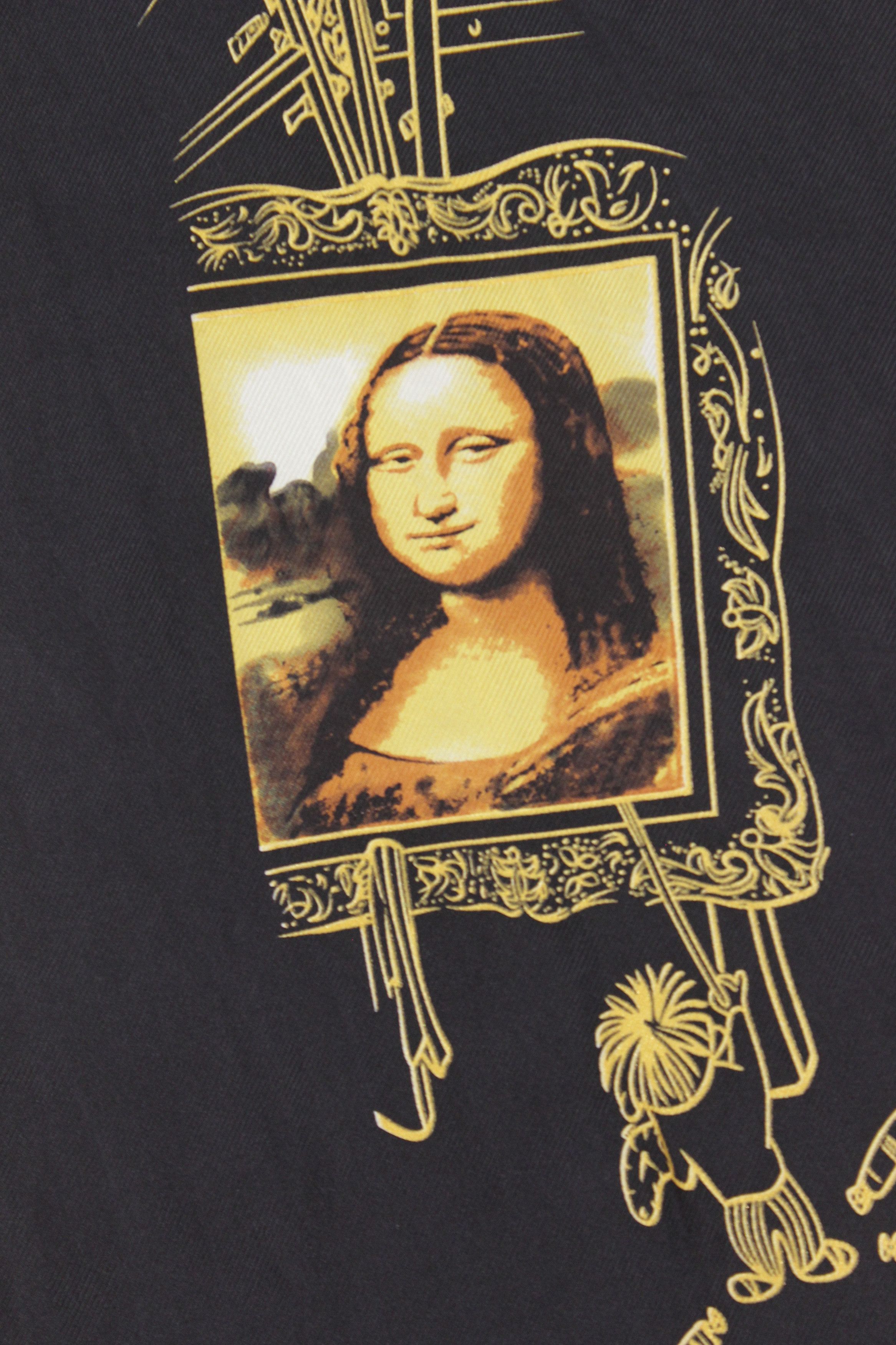 Vintage 80S Leonardo da Vinci "Mona Lisa" Silk Scarf Vintage Size ONE SIZE - 2 Thumbnail