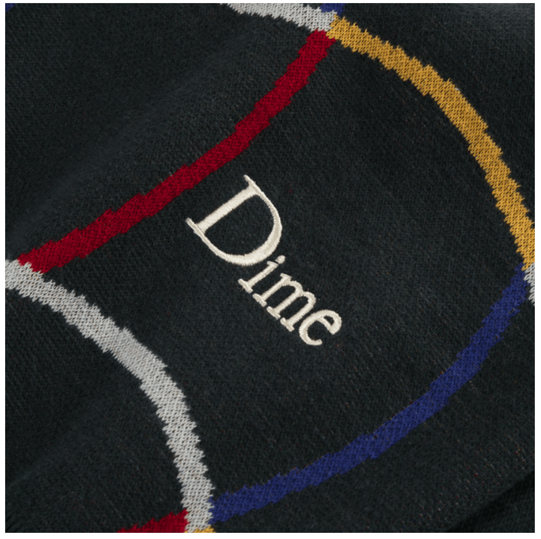 Dime Dime Wave Knit Sweater Dark Forest • XL Size US XL / EU 56 / 4 - 3 Thumbnail