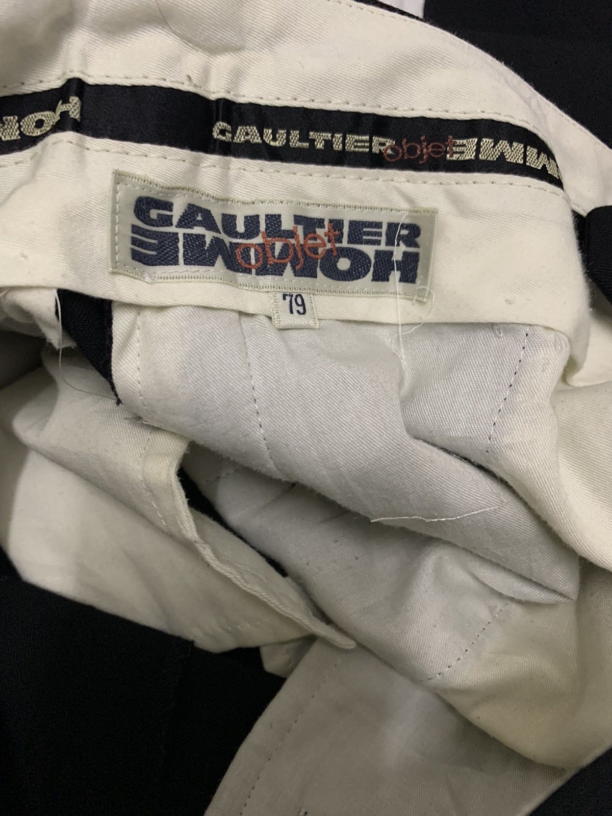 Jean Paul Gaultier Jean Paul Gaultier Homme Object Black Trousers Pant Size US 30 / EU 46 - 12 Thumbnail
