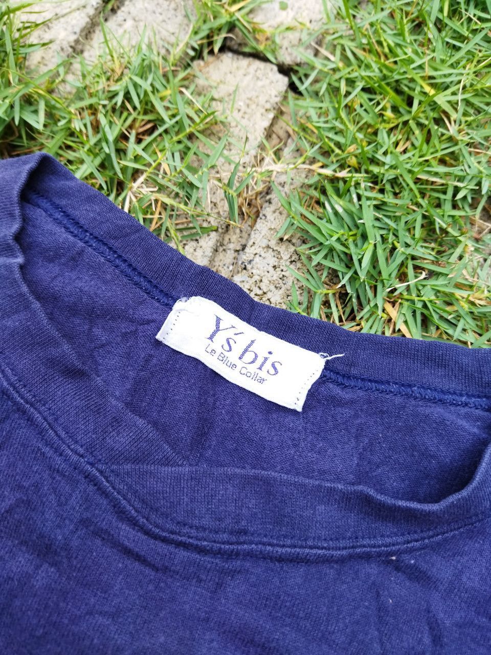 Y's Y's Bis Le Bleu Collar Tshirt Size US L / EU 52-54 / 3 - 3 Thumbnail