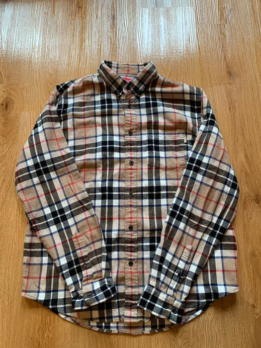 国産 Supreme Tartan L/S Flannel Shirt タン M | kotekservice.com