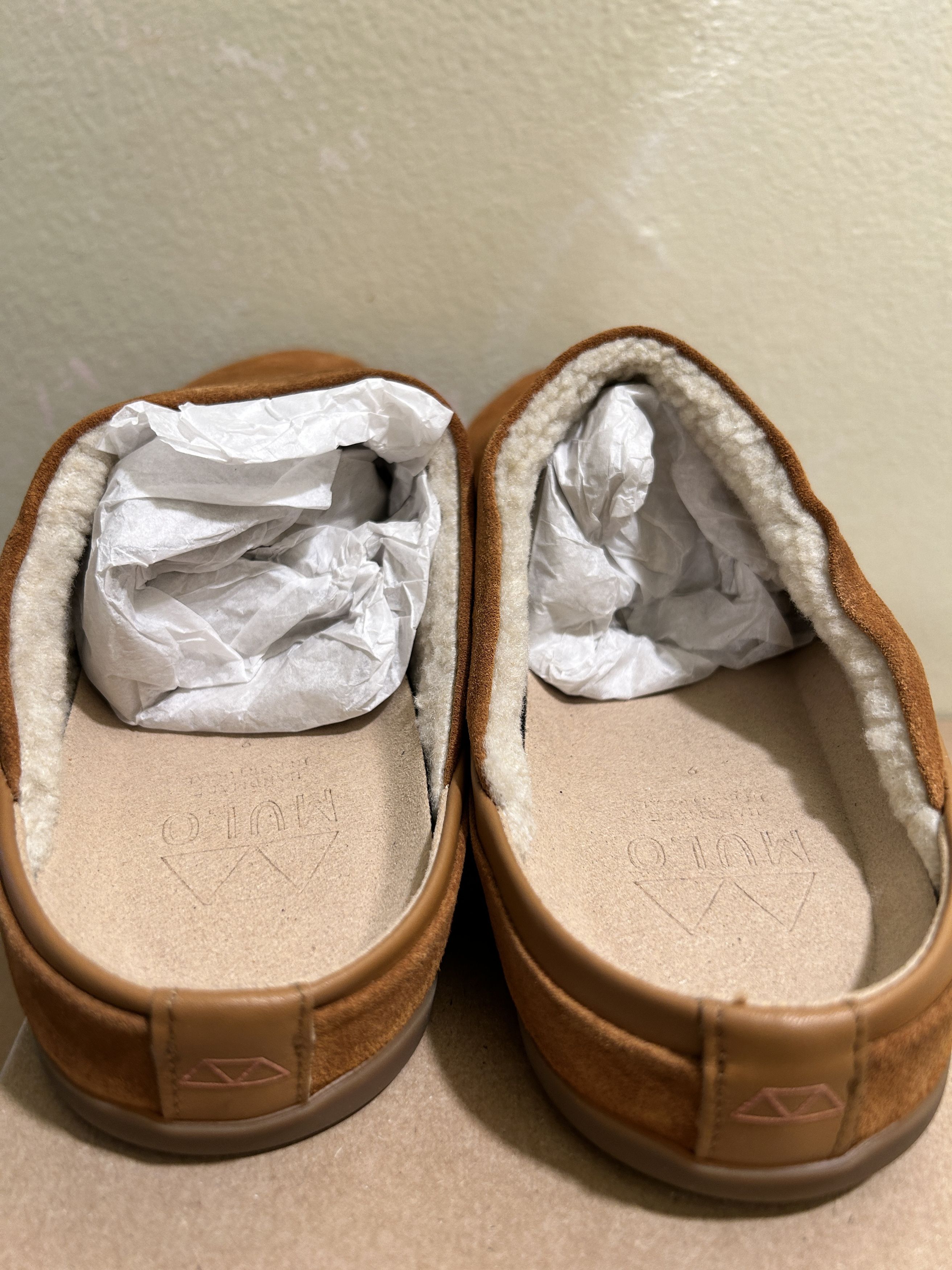 MULO MULO Shearling Suede Slippers - Brown Size US 10 / EU 43 - 4 Thumbnail