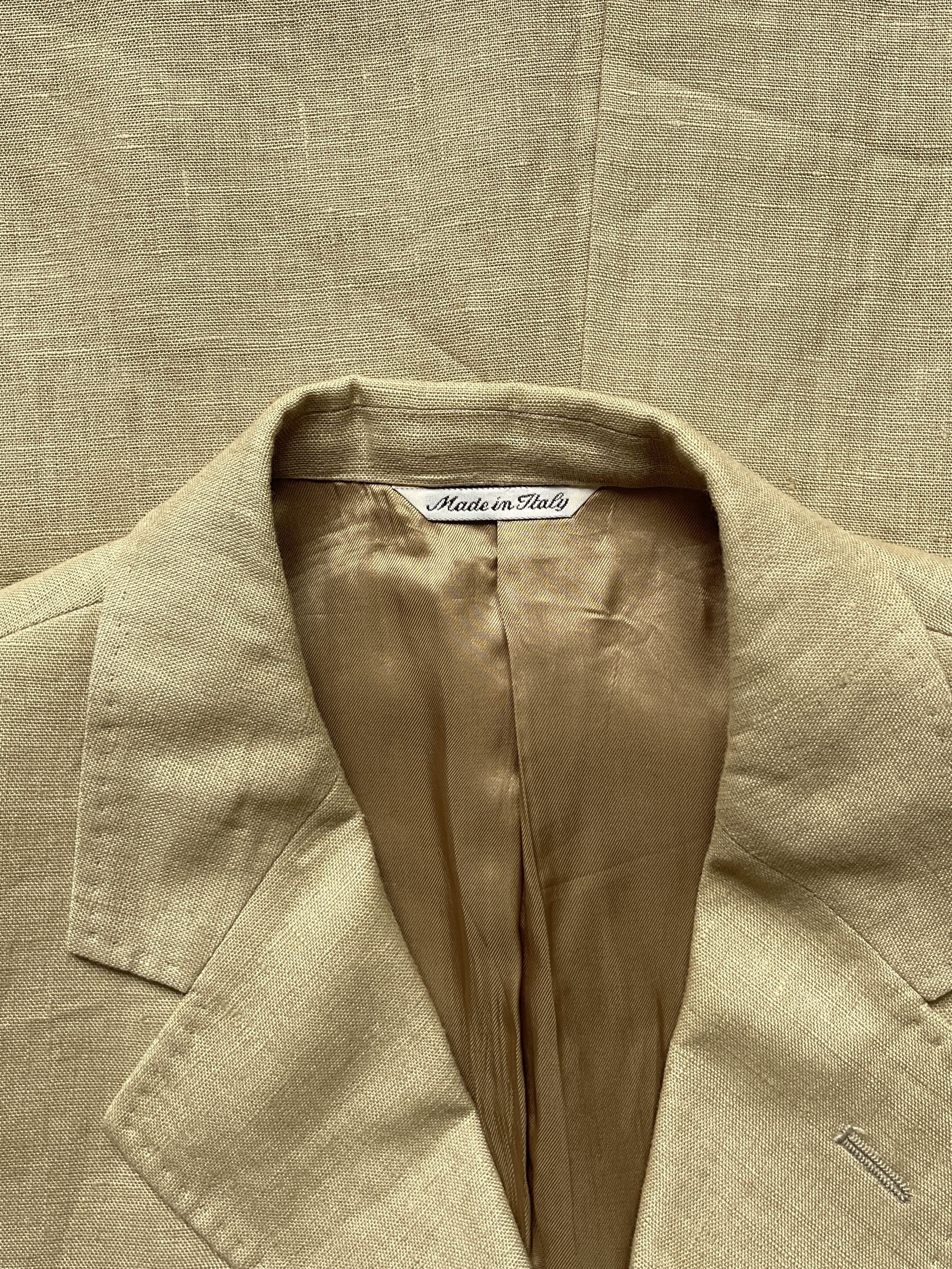 Alexander McQueen ⚡️QUICK SALE⚡️1996 Alexander Mcqueen Linen Beige Blazer Size US M / EU 48-50 / 2 - 3 Thumbnail