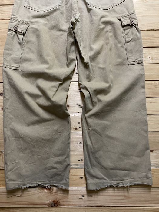 Vintage VTG SCHOTT TROUSERS UTILITY MIL-T-4335A DISTRESS BAGGY CARGO ...