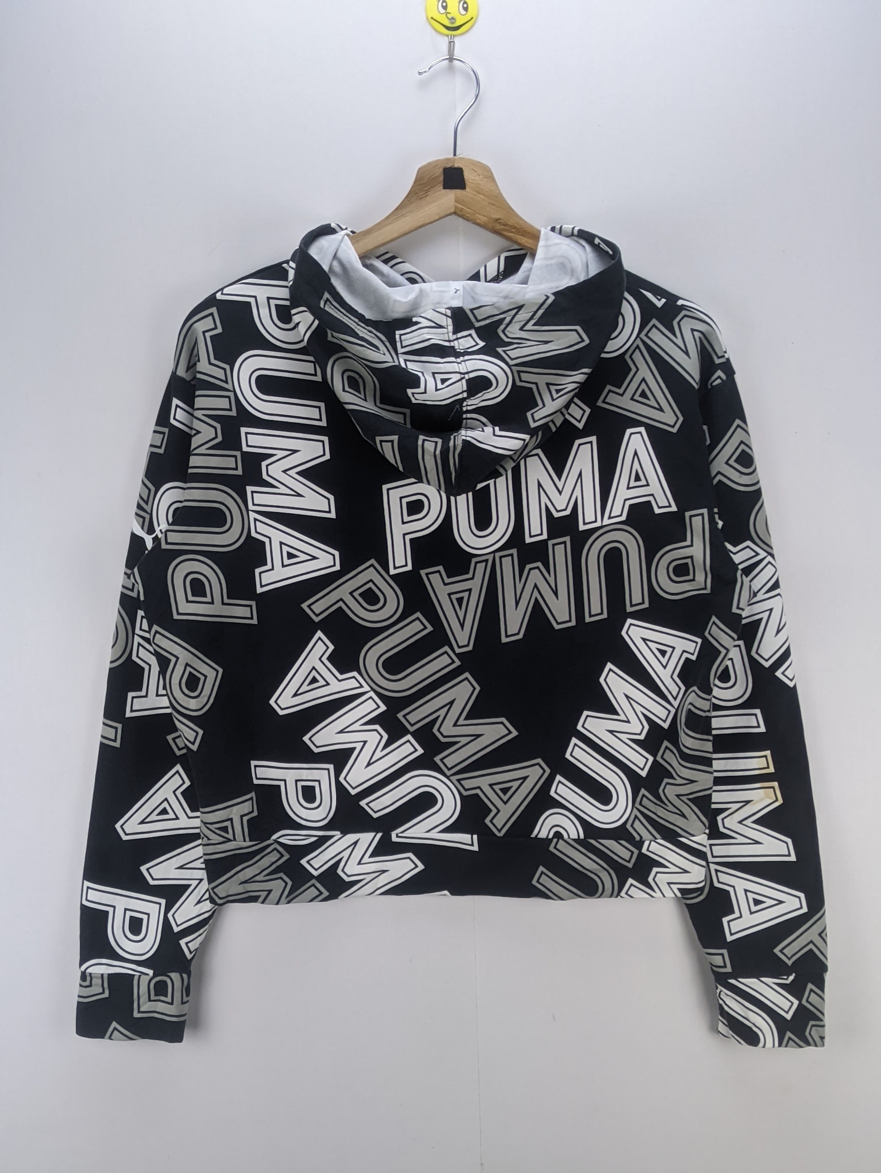Puma Steals🔥Puma Hoodies Cropped Pullover Fullprint Size M / US 6-8 / IT 42-44 - 9 Thumbnail