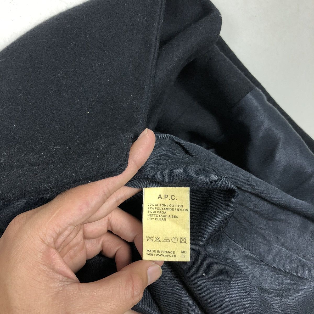 A.P.C. A.P.C Wool Overcoat Jacket Size US S / EU 44-46 / 1 - 9 Thumbnail