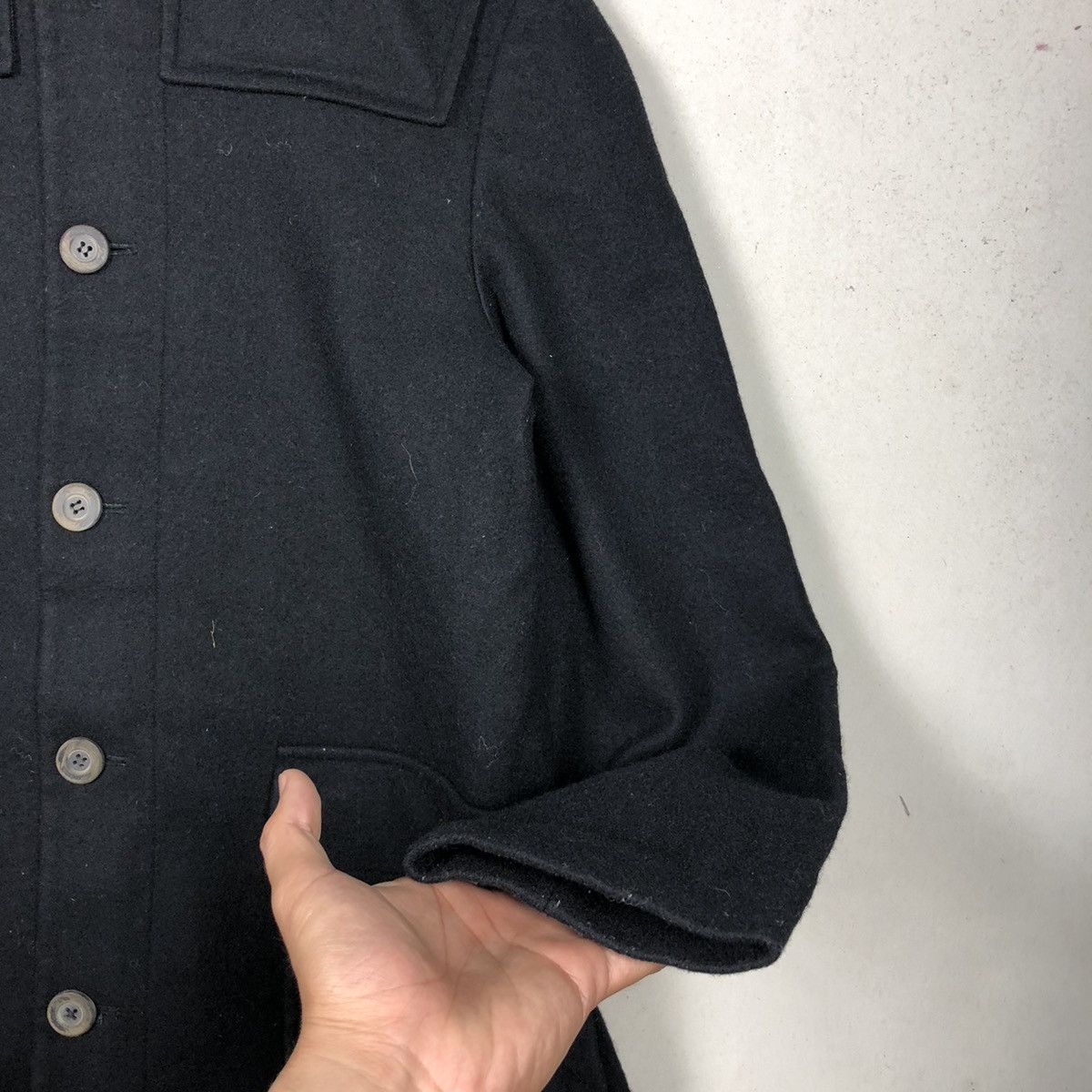 A.P.C. A.P.C Wool Overcoat Jacket Size US S / EU 44-46 / 1 - 5 Thumbnail
