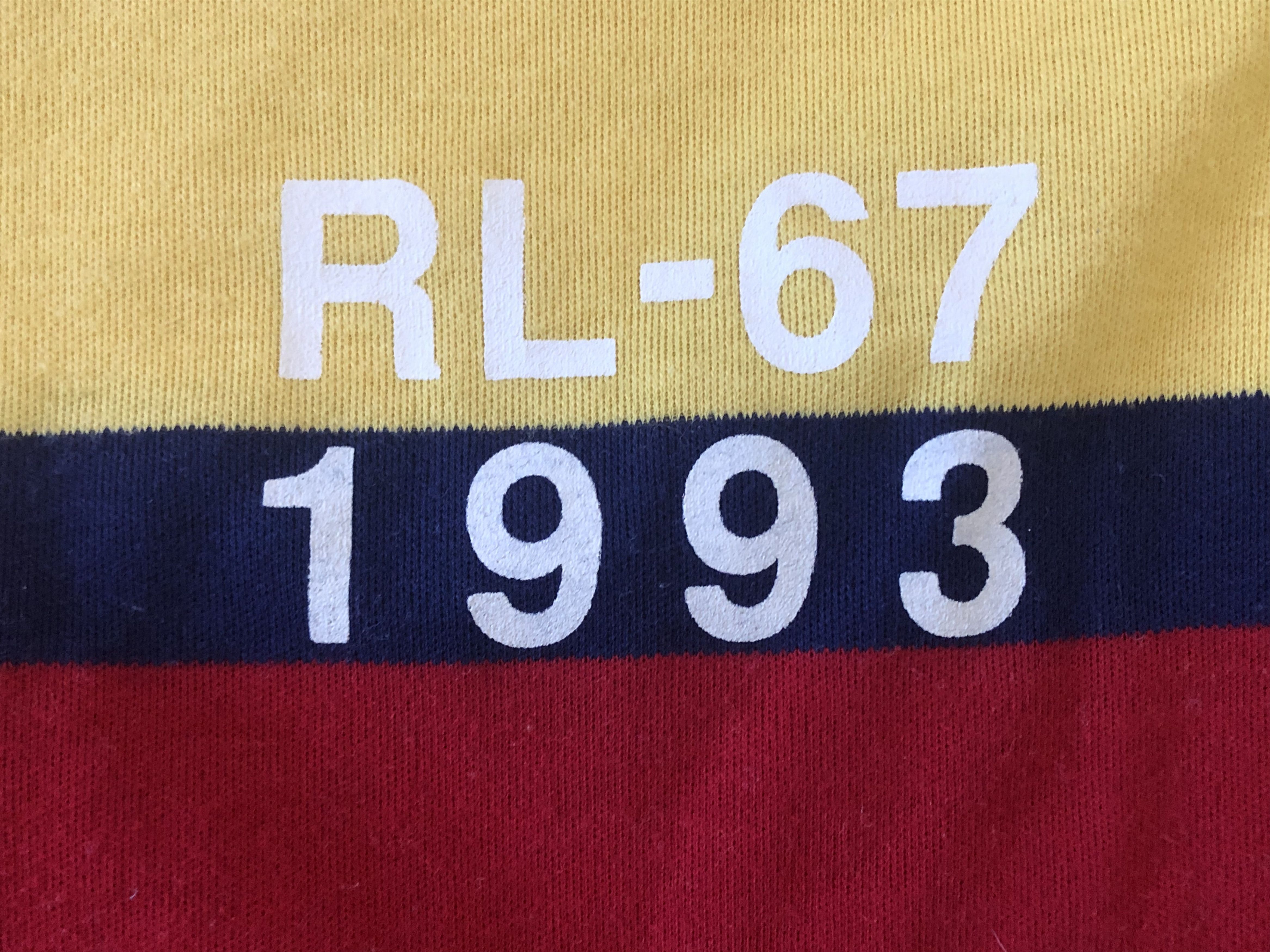 Polo Ralph Lauren VINTAGE Polo Ralph Lauren RL-67 1993 Polo Shirt XL Size US XL / EU 56 / 4 - 5 Thumbnail