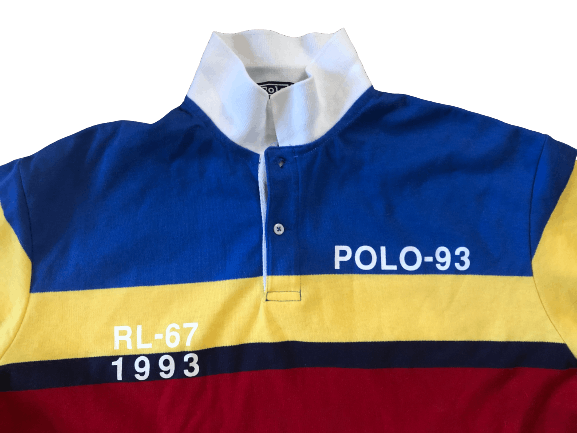 Polo Ralph Lauren VINTAGE Polo Ralph Lauren RL-67 1993 Polo Shirt XL Size US XL / EU 56 / 4 - 2 Thumbnail