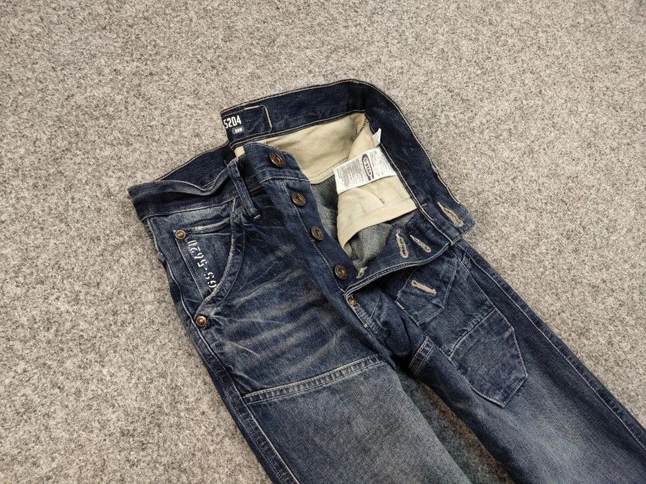 G-Star Vintage G-Star Raw Japan Skiff 5620 3d Tapered Denim Jeans Size US 30 / EU 46 - 8 Thumbnail