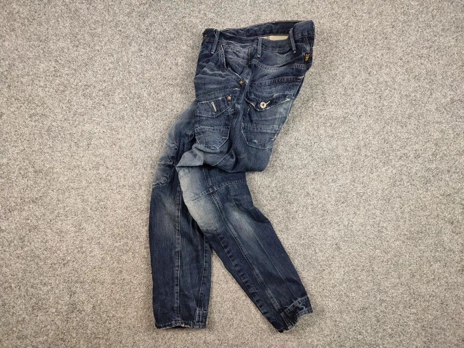 G-Star Vintage G-Star Raw Japan Skiff 5620 3d Tapered Denim Jeans Size US 30 / EU 46 - 7 Thumbnail