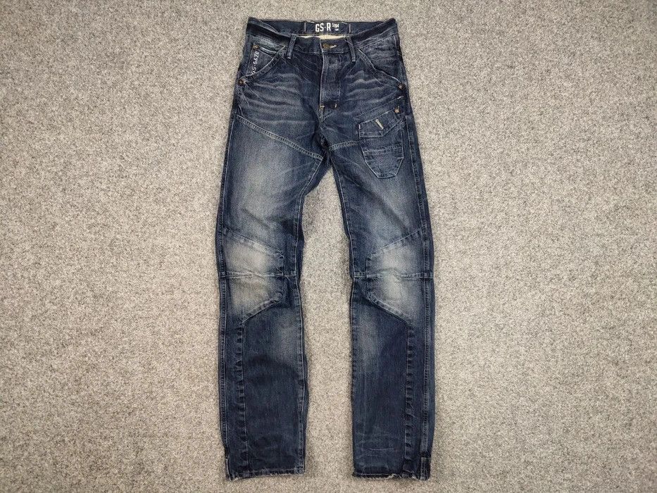 G-Star Vintage G-Star Raw Japan Skiff 5620 3d Tapered Denim Jeans Size US 30 / EU 46 - 6 Thumbnail