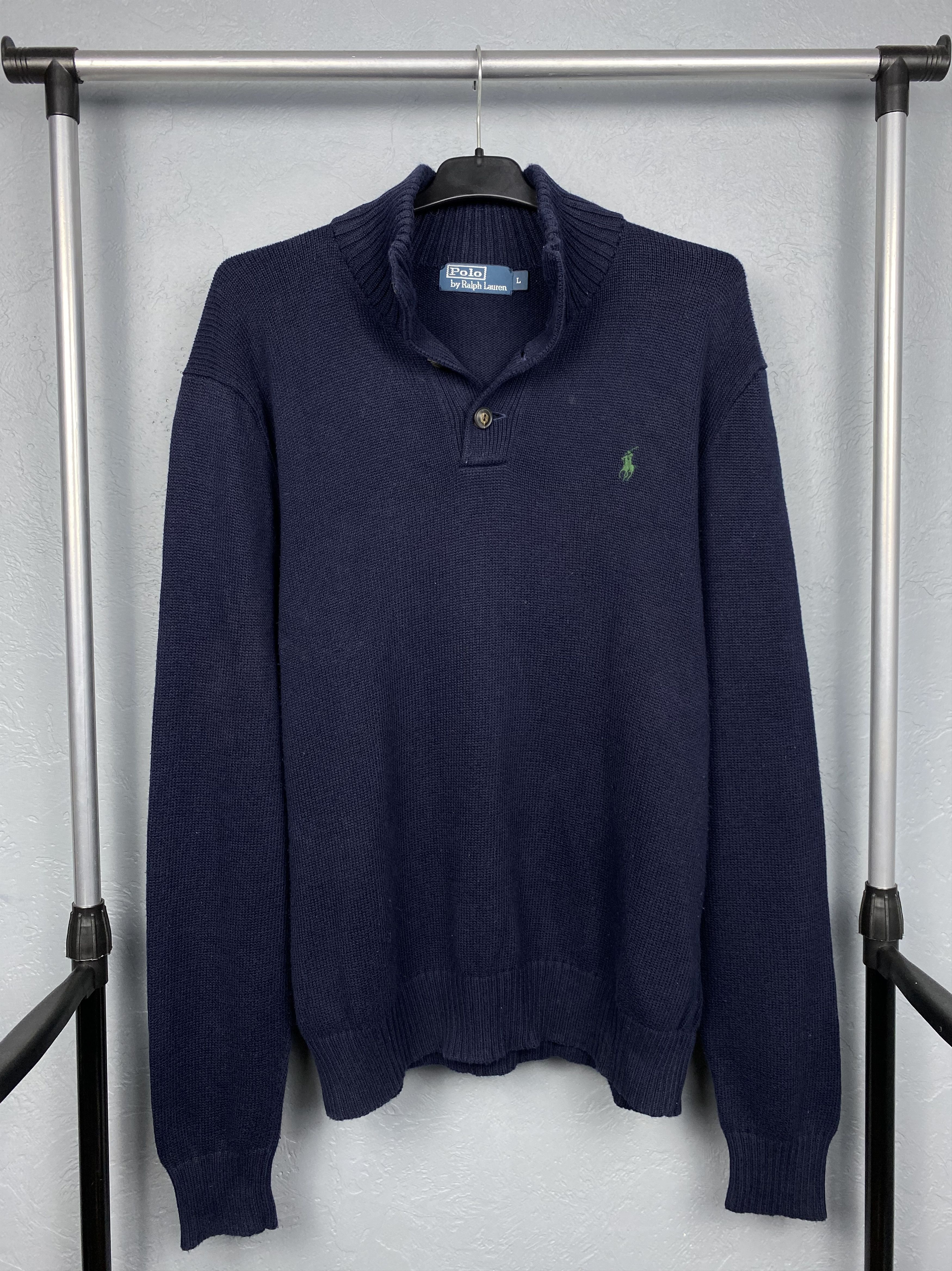 Polo Ralph Lauren Vintage Mens 1\4 Quarter Zip Sweater
