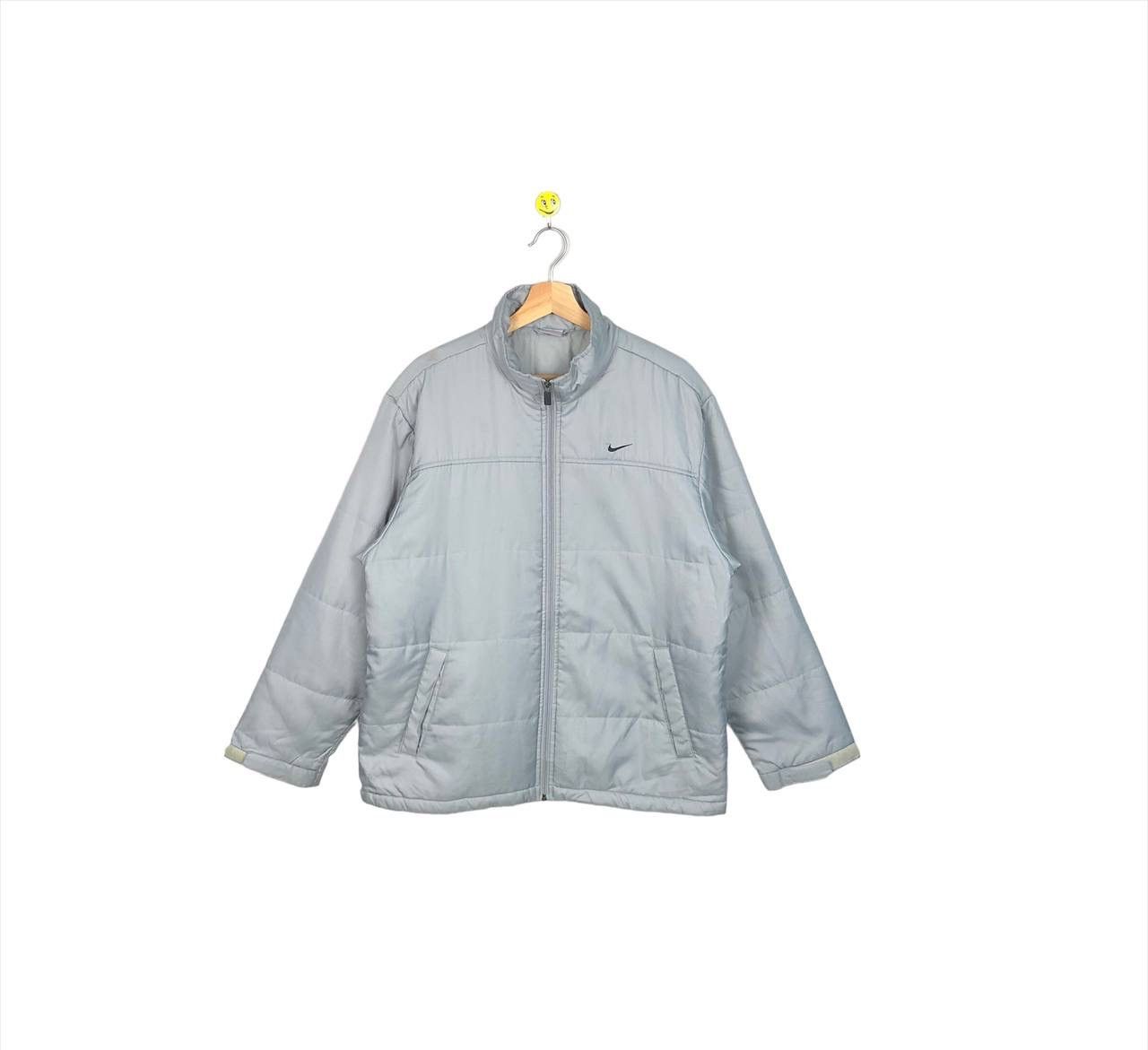 Nike Nike Swoosh Small Logo Puffer Down Jacket Silver Grey Size US M / EU 48-50 / 2 - 1 Thumbnail