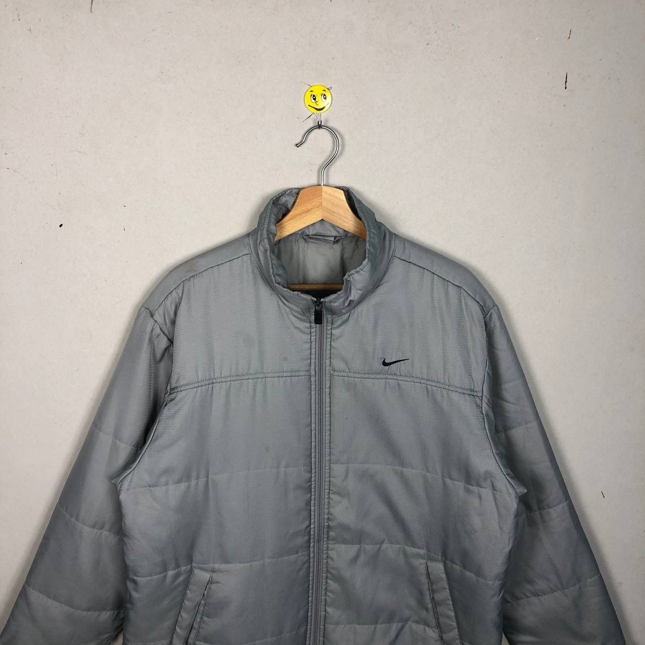 Nike Nike Swoosh Small Logo Puffer Down Jacket Silver Grey Size US M / EU 48-50 / 2 - 3 Thumbnail