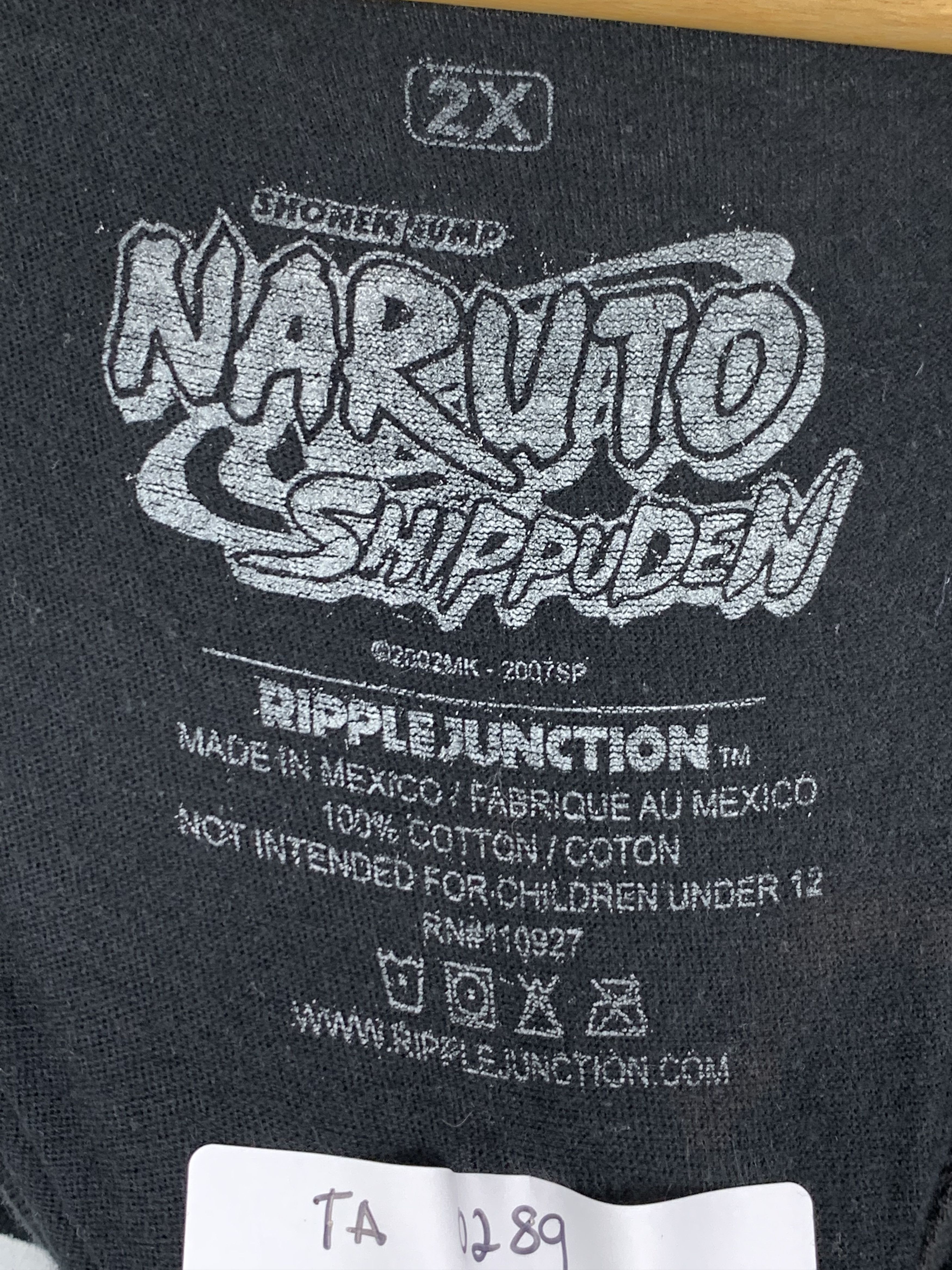 Anime Naruto Shippuden Ripple Junction Anime T Shirt TA0289 Size US XL / EU 56 / 4 - 8 Thumbnail