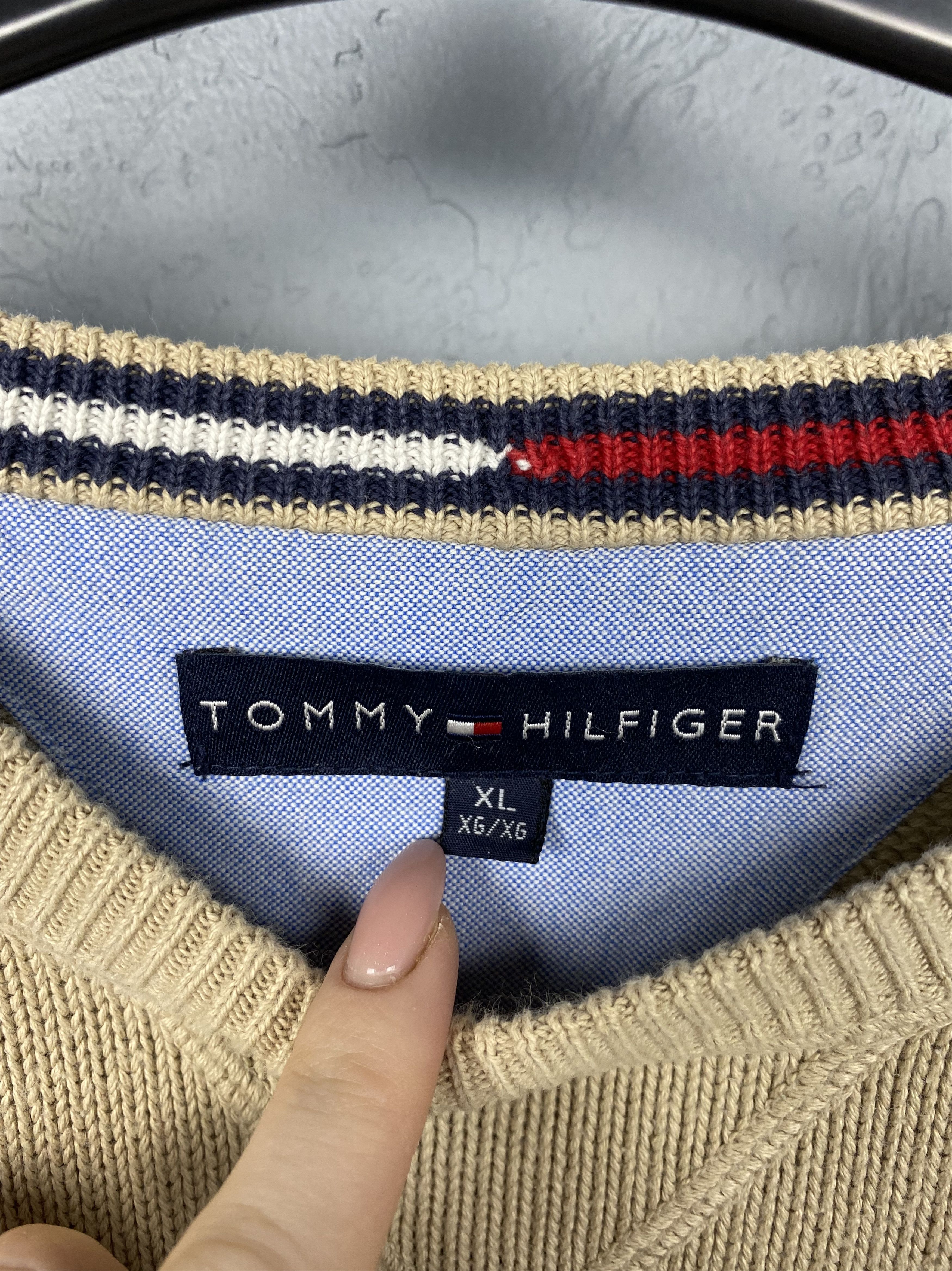 Tommy Hilfiger Tommy Hilfiger Vintage Mens Knit Sweater Knitwear Size US XL / EU 56 / 4 - 3 Thumbnail