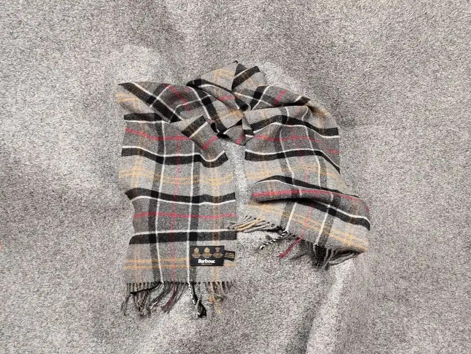 Barbour Barbour Classic Checkered Scarf Cashmere / Merino Wool Size ONE SIZE - 8 Thumbnail