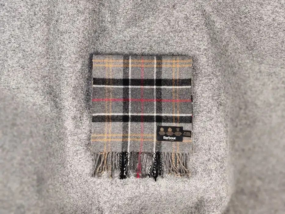 Barbour Barbour Classic Checkered Scarf Cashmere / Merino Wool Size ONE SIZE - 2 Thumbnail