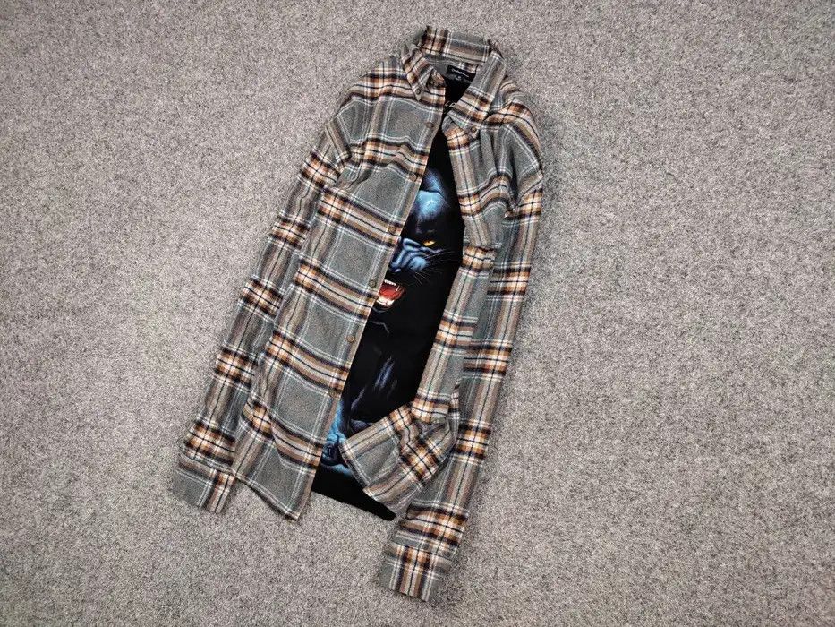Flannel Vintage Flannel Shirt Checkered Travis Scott Style Hype Size US M / EU 48-50 / 2 - 3 Thumbnail