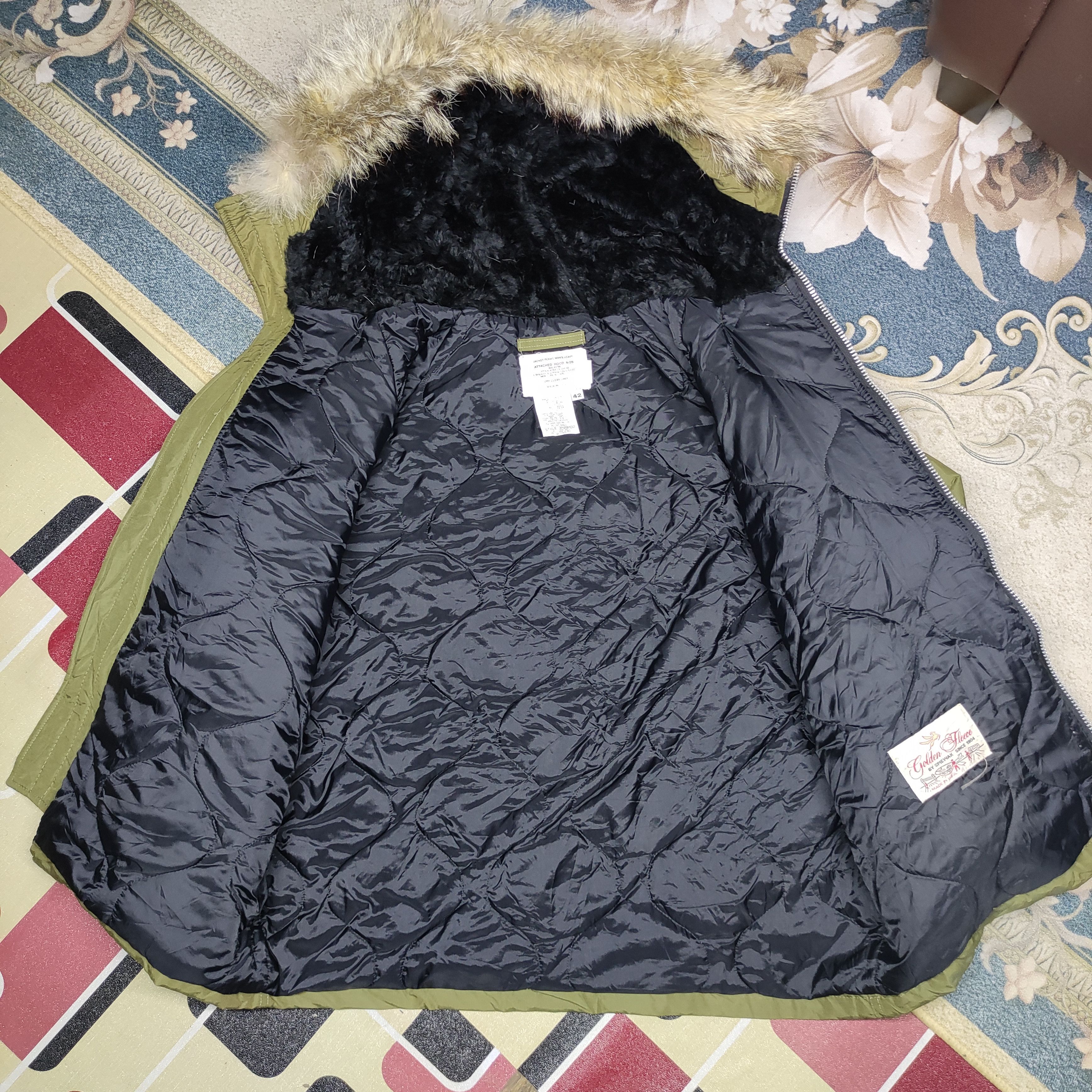 I. Spiewak And Sons VTG Spiewak Golden Fleece Parka ColdWeather Type N2B size42 Size US L / EU 52-54 / 3 - 4 Thumbnail