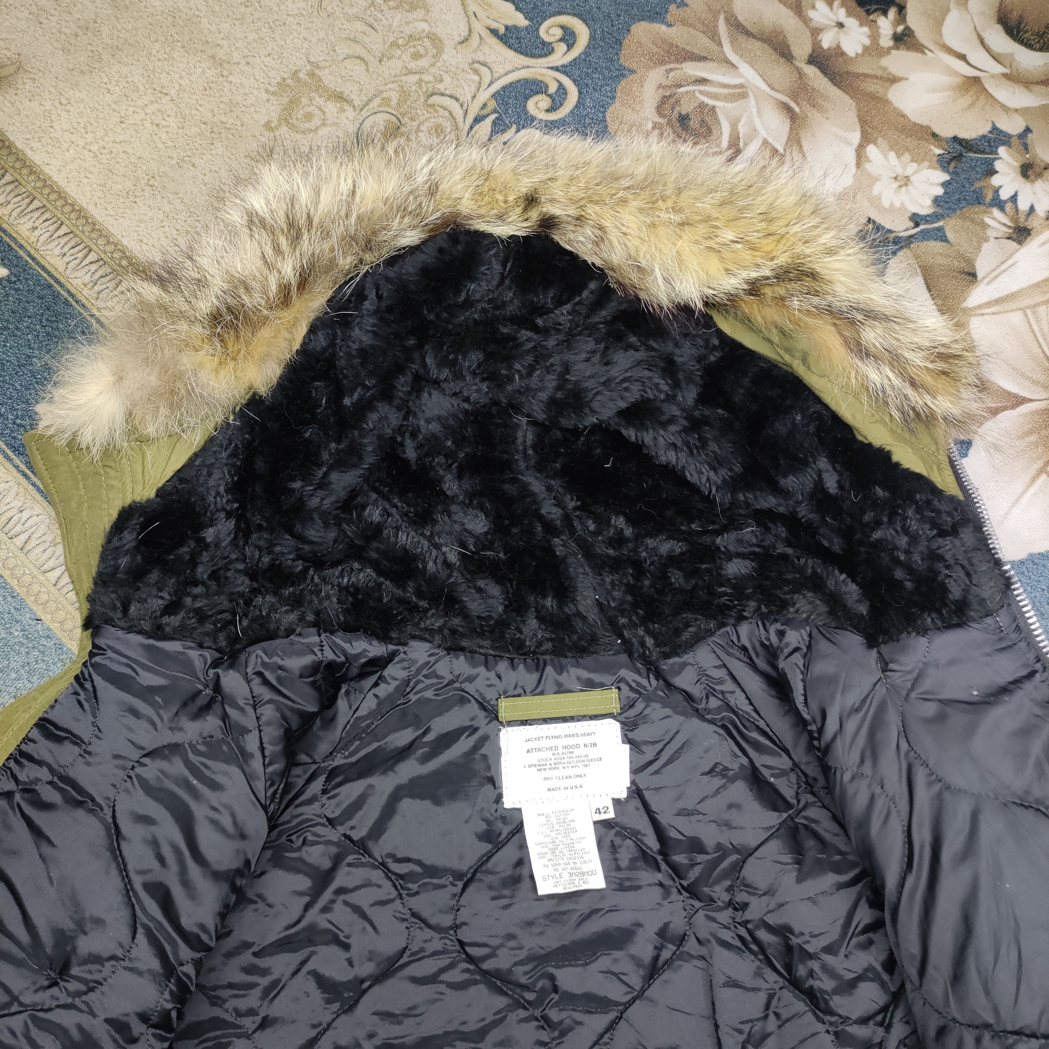 I. Spiewak And Sons VTG Spiewak Golden Fleece Parka ColdWeather Type N2B size42 Size US L / EU 52-54 / 3 - 9 Thumbnail