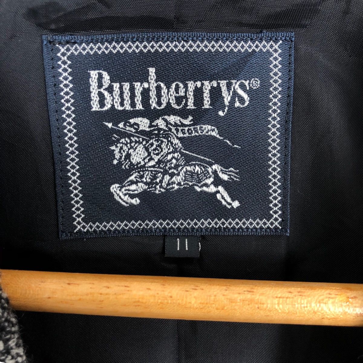 Burberry Vintage Burberrys Wool Single Breasted Tweed Short Coat Size S / US 4 / IT 40 - 9 Thumbnail