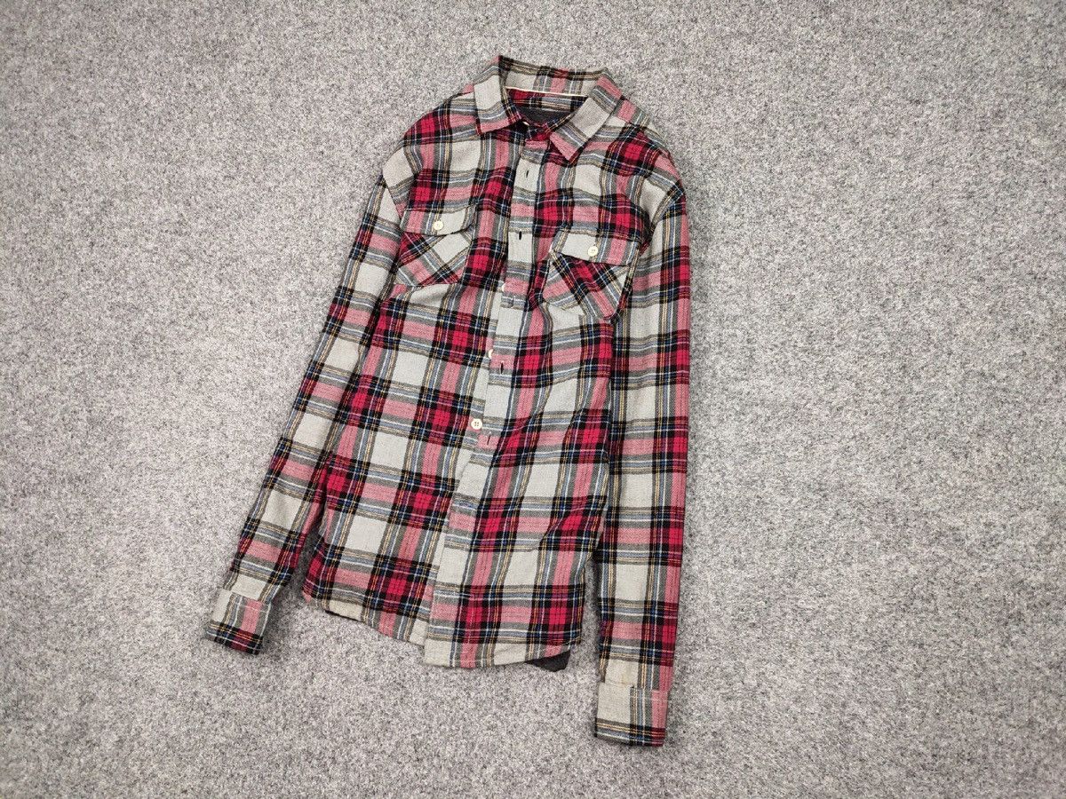 Flannel Vintage Flannel Shirt Travis Scott Style Size US L / EU 52-54 / 3 - 8 Thumbnail